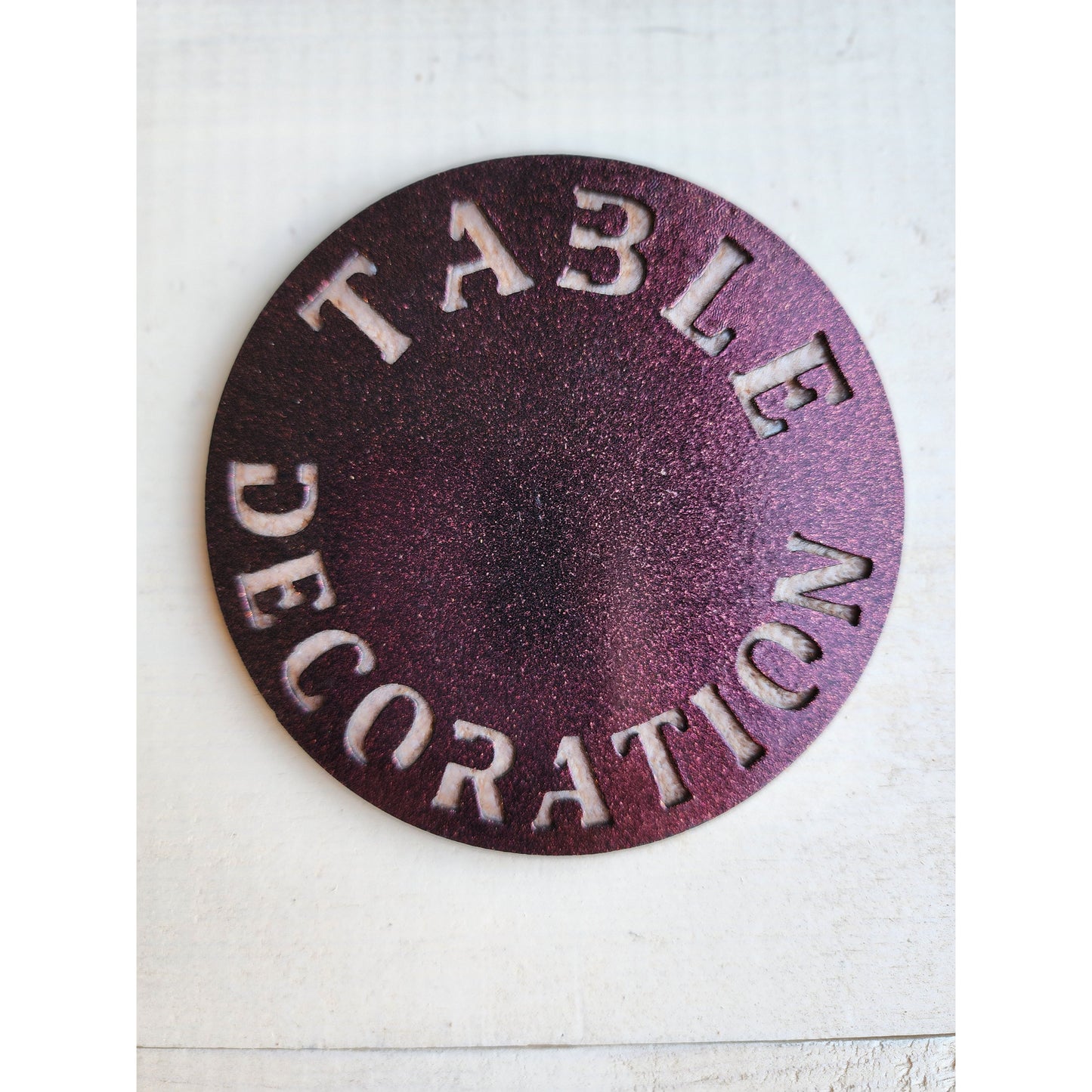 Table Decoration -Set of 4 for Home Bar & Parties– Funny Metal Coasters