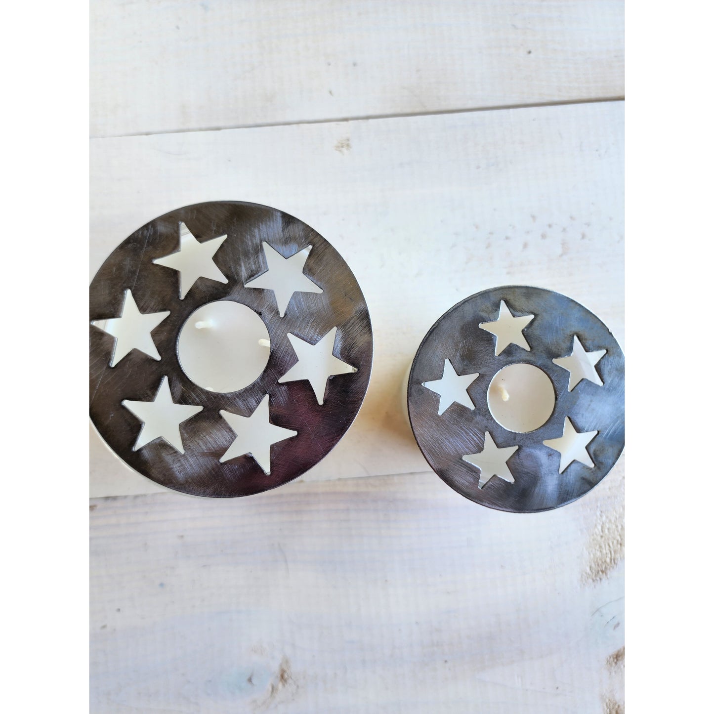 6-Star Candle Topper – Decorative Metal Lid for Jar Candles | Fits Most Standard Sizes