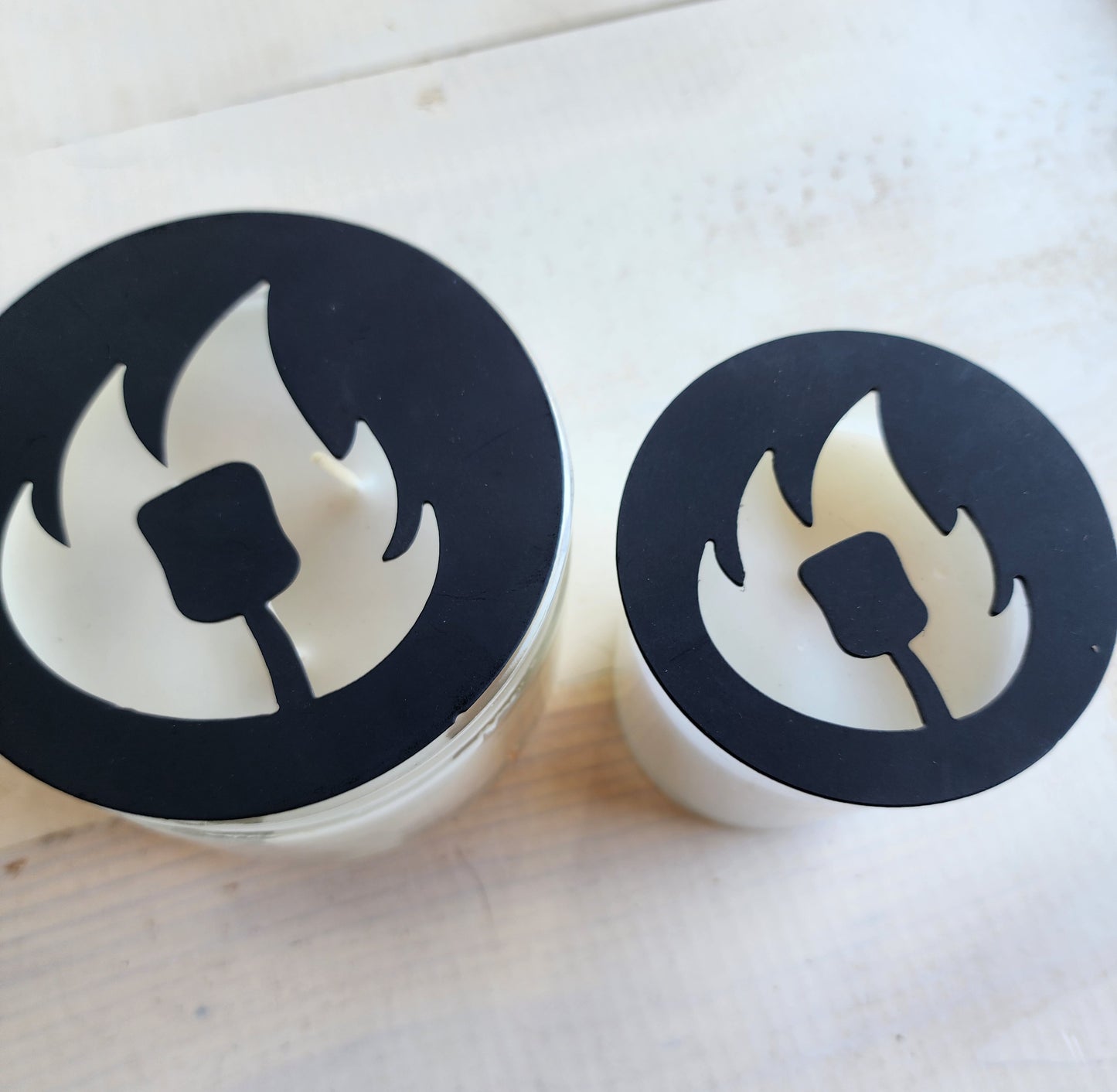 S’mores Metal Candle Topper – Decorative Lid for Jar Candles | Fun Campfire-Inspired Candle Accessory