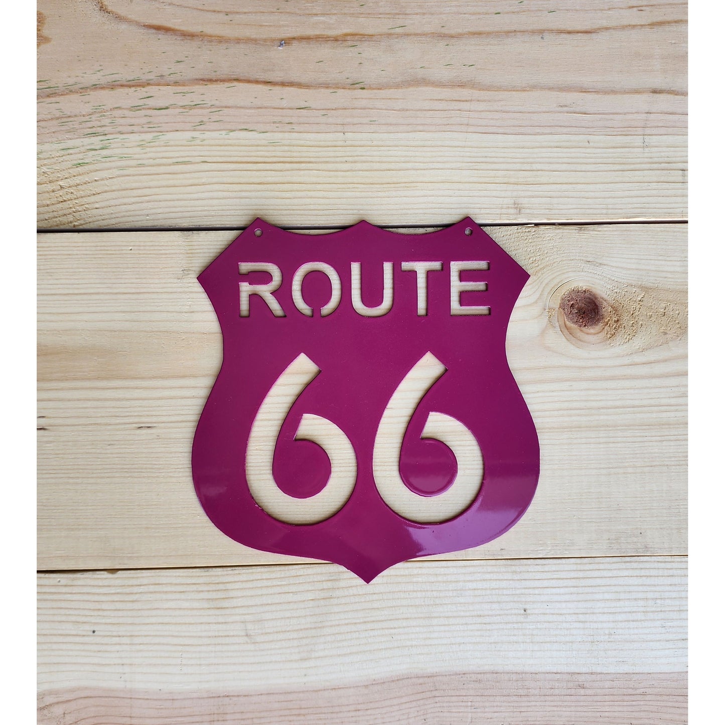 Custom Route 66 Sign with name - 12" tall