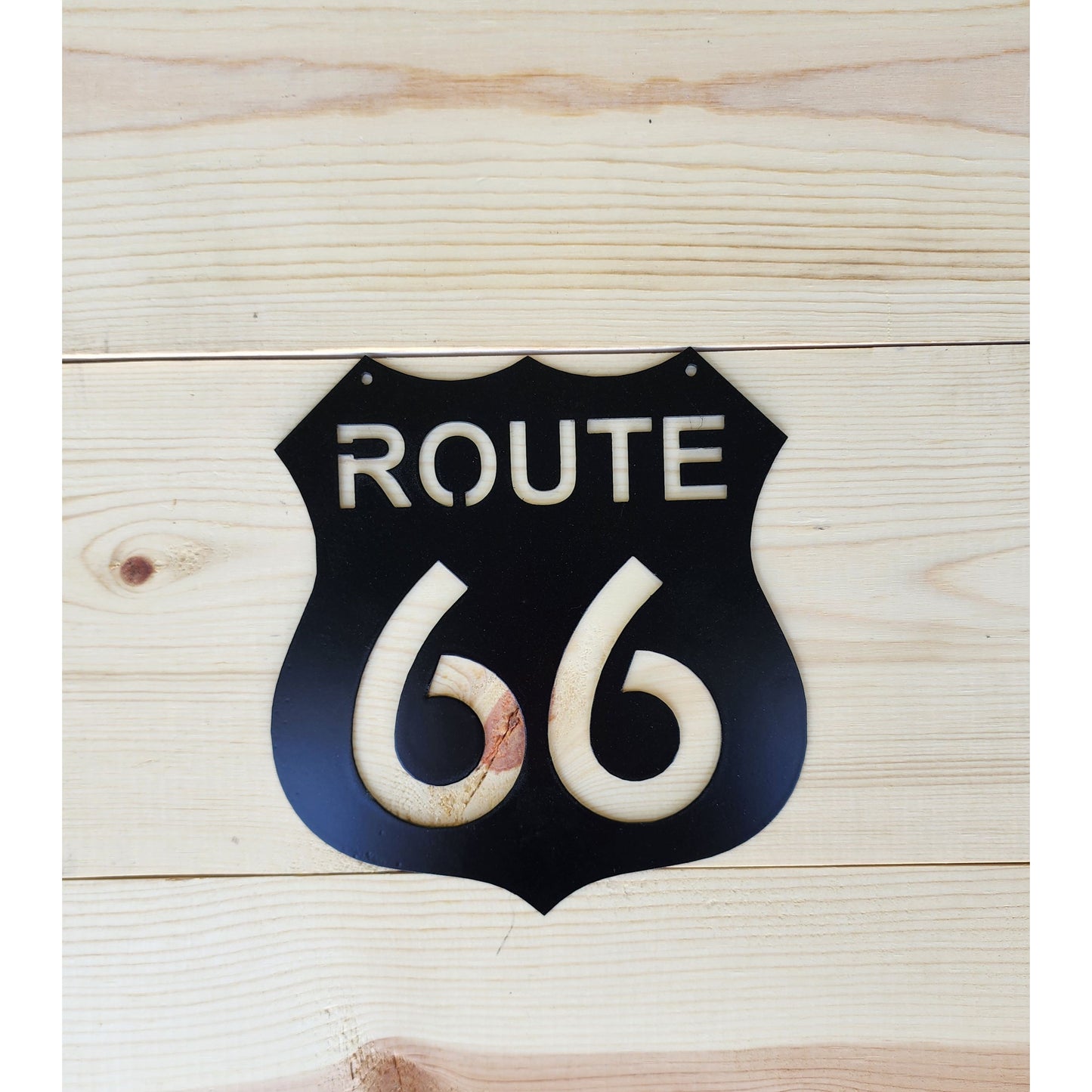 Custom Route 66 Sign with name - 12" tall