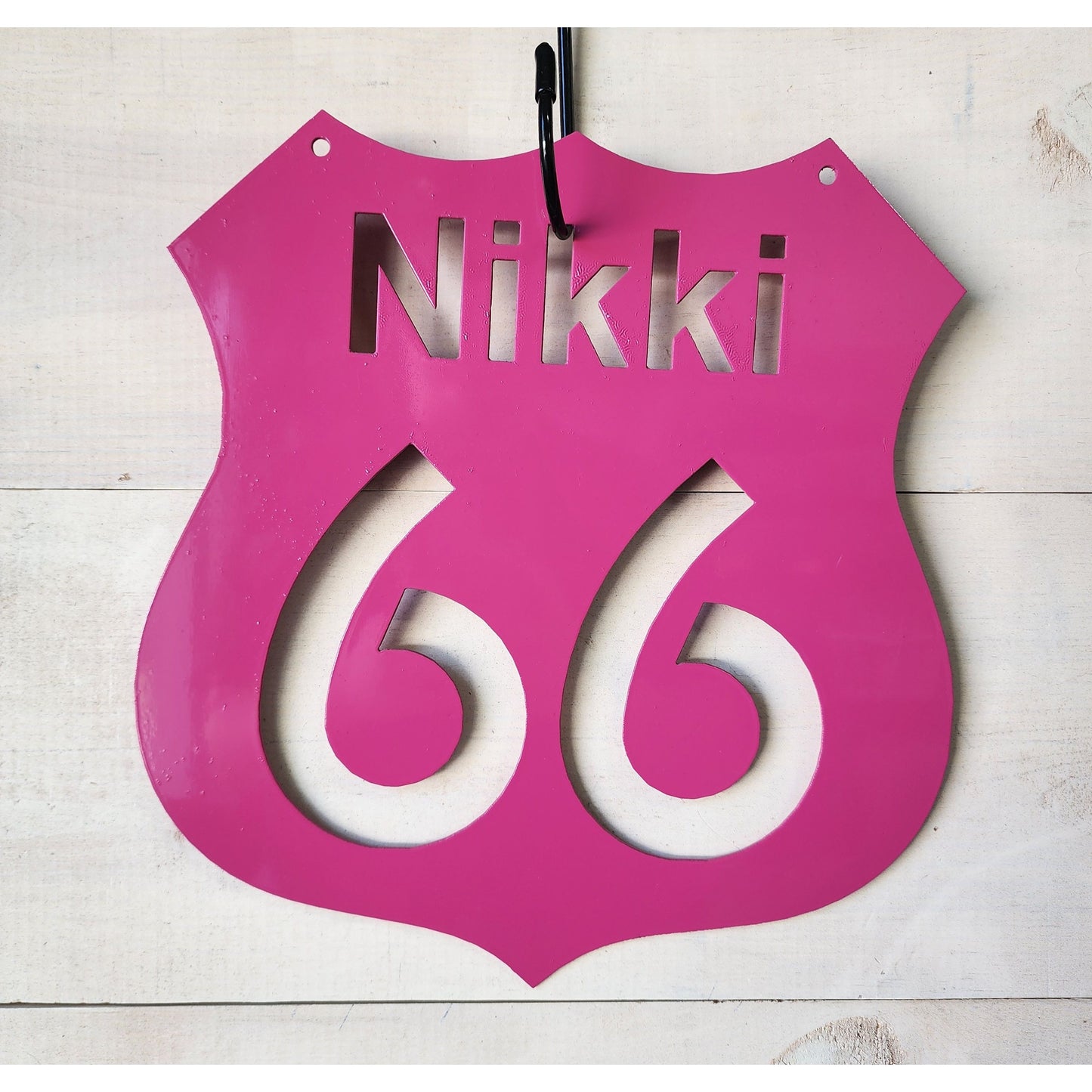 Custom Route 66 Sign with name - 12" tall