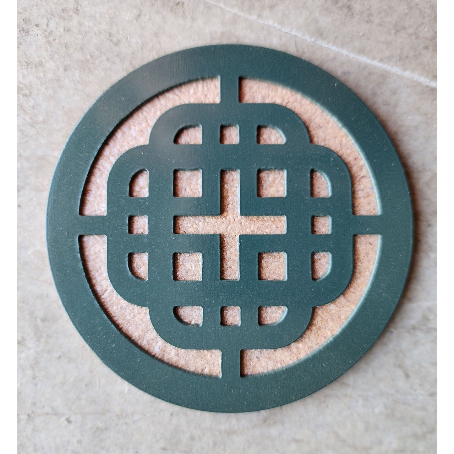 Celtic Knot Metal Coasters – Set of 4 | Irish Decor for Home & Gifts