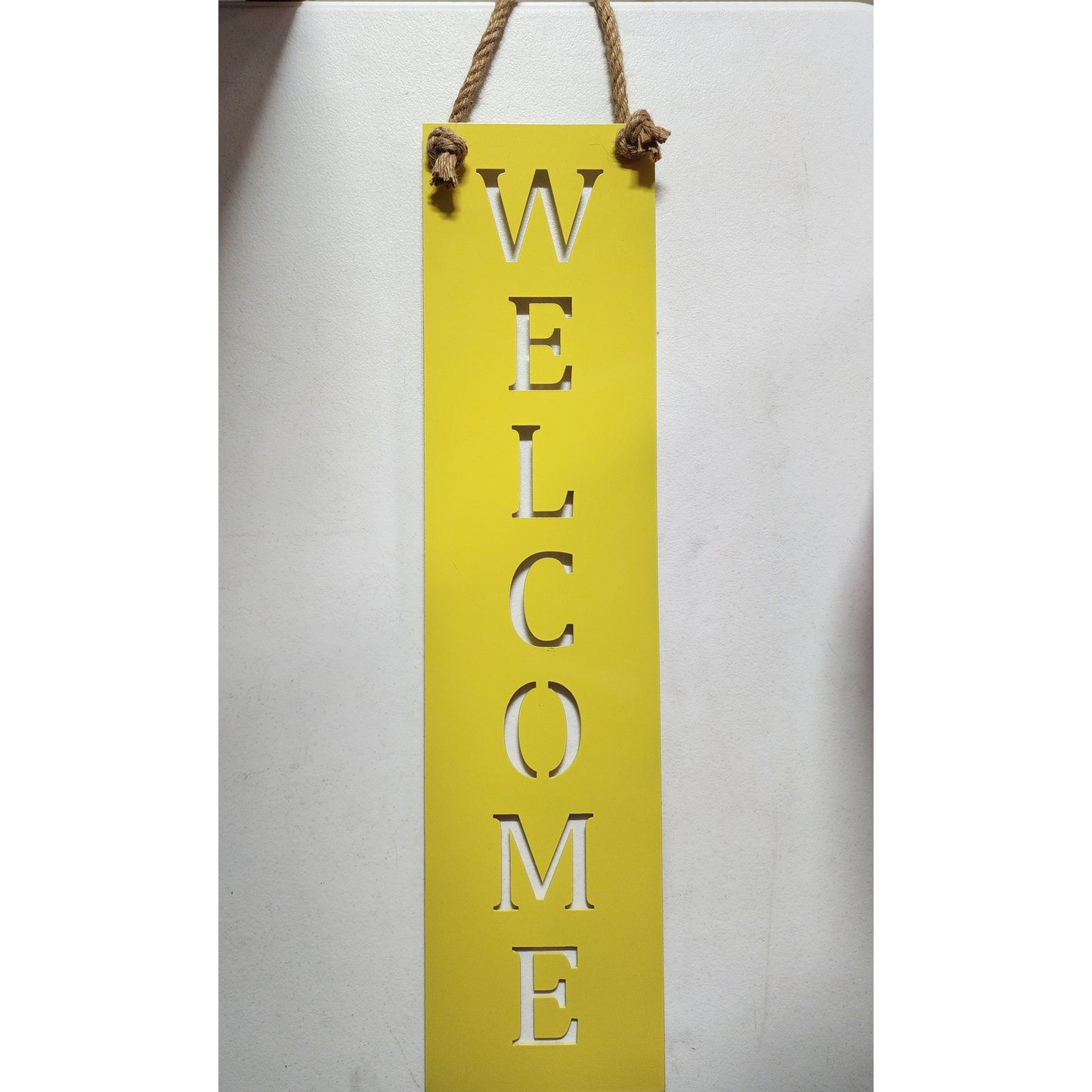 Welcome Metal Wall Sign – Custom Color Options – Rustic Wall Décor for Porch or Entryway
