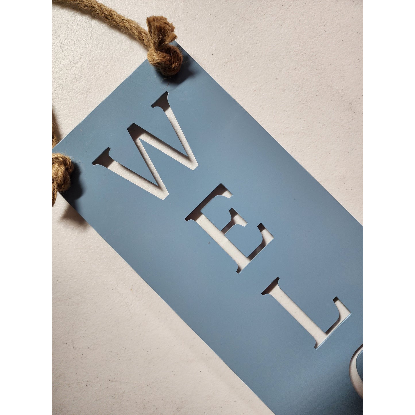 Welcome Metal Wall Sign – Custom Color Options – Rustic Wall Décor for Porch or Entryway
