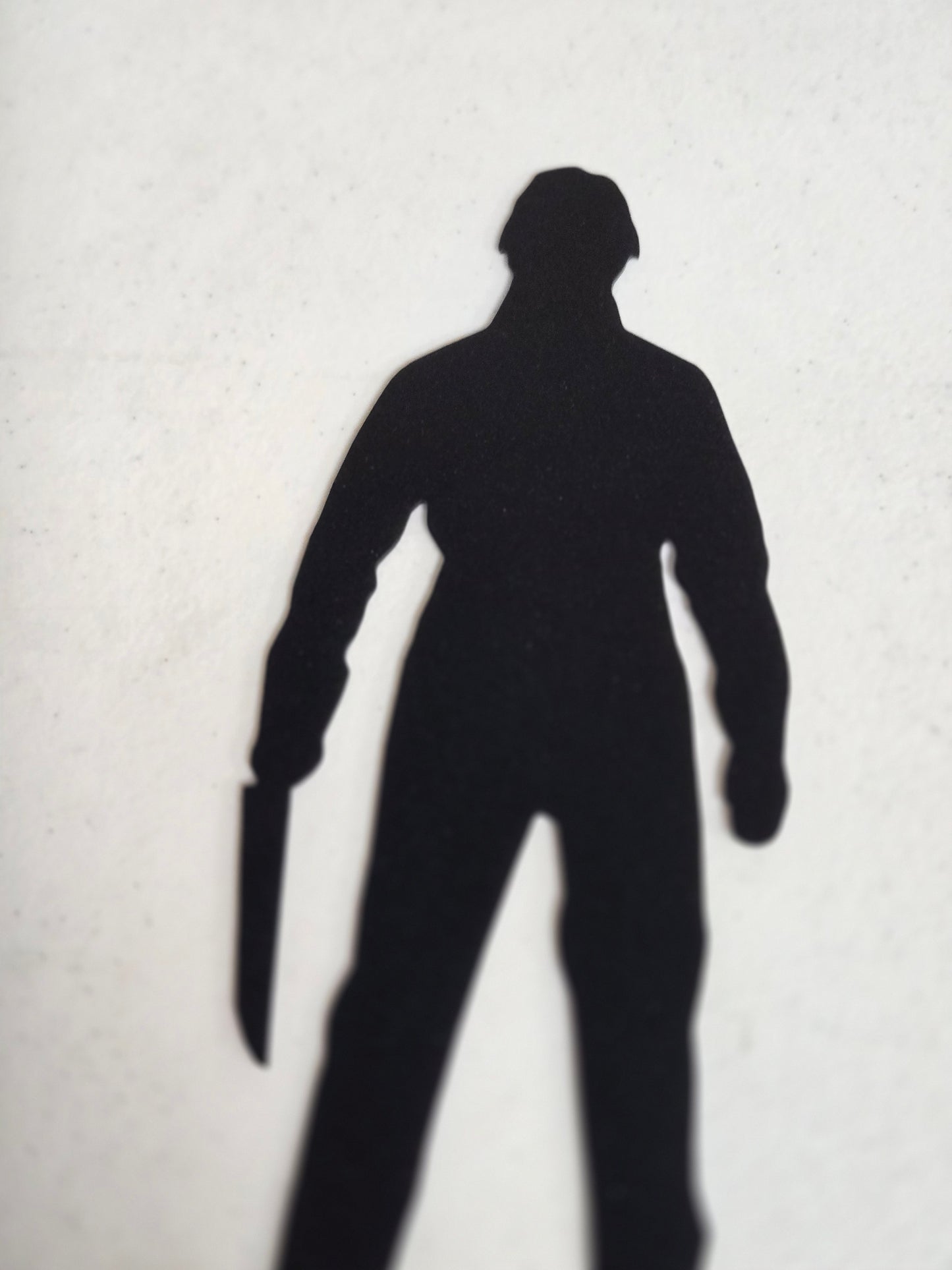 Horror Icon Silhouette Garden Stake – Metal Yard Decor Featuring 4 Slasher Legends
