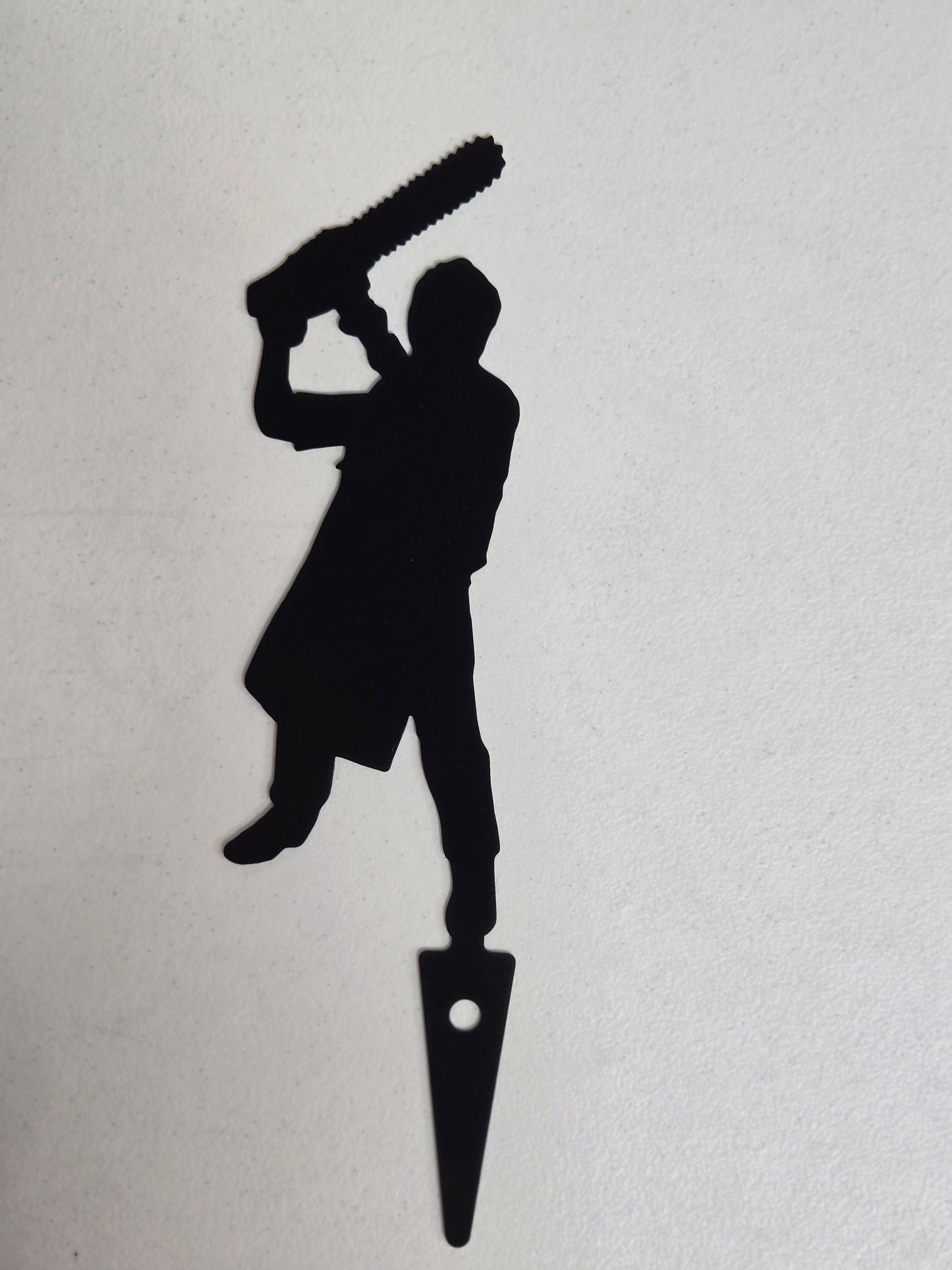 Horror Icon Silhouette Garden Stake – Metal Yard Decor Featuring 4 Slasher Legends
