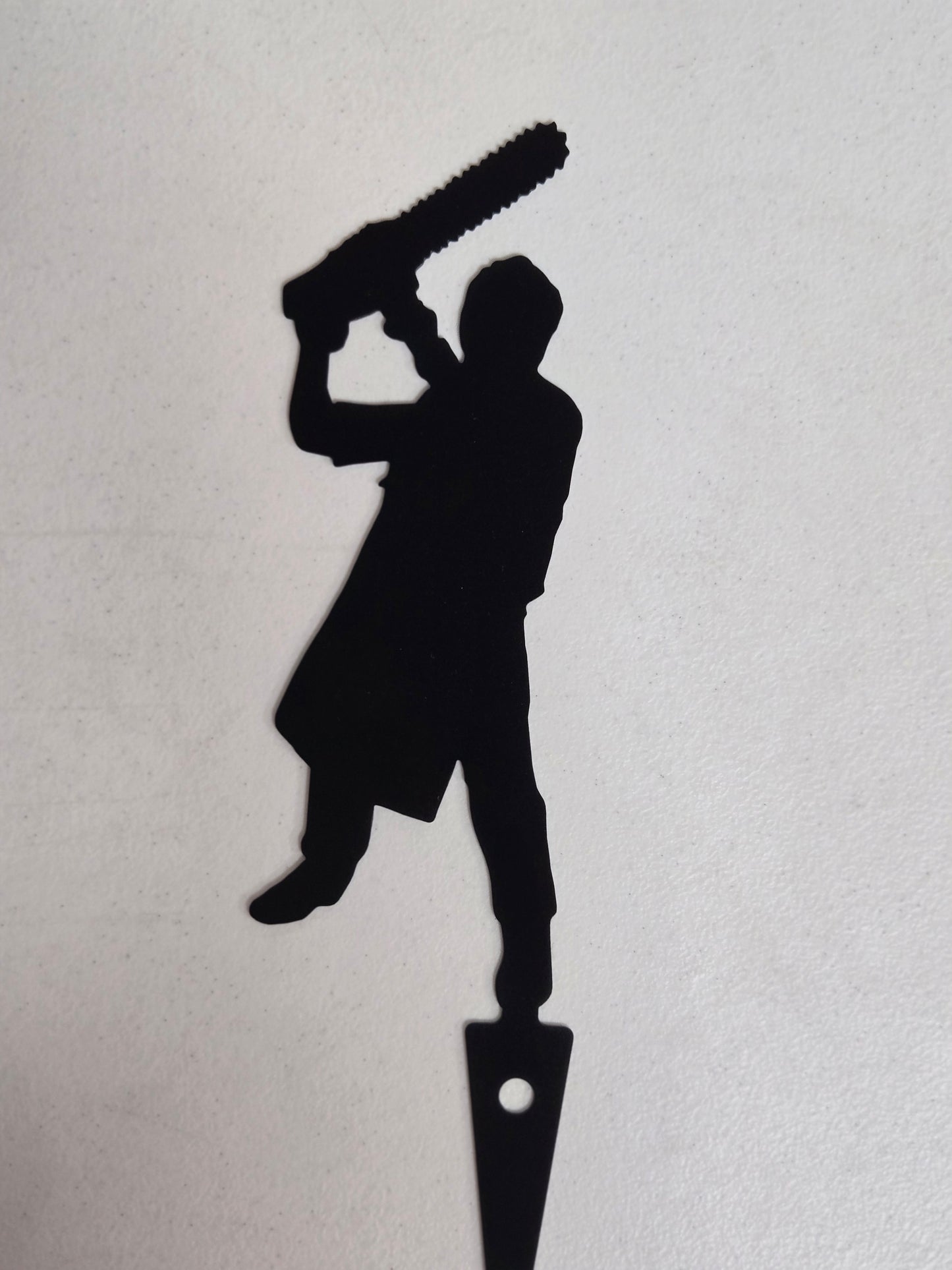 Horror Icon Silhouette Garden Stake – Metal Yard Decor Featuring 4 Slasher Legends