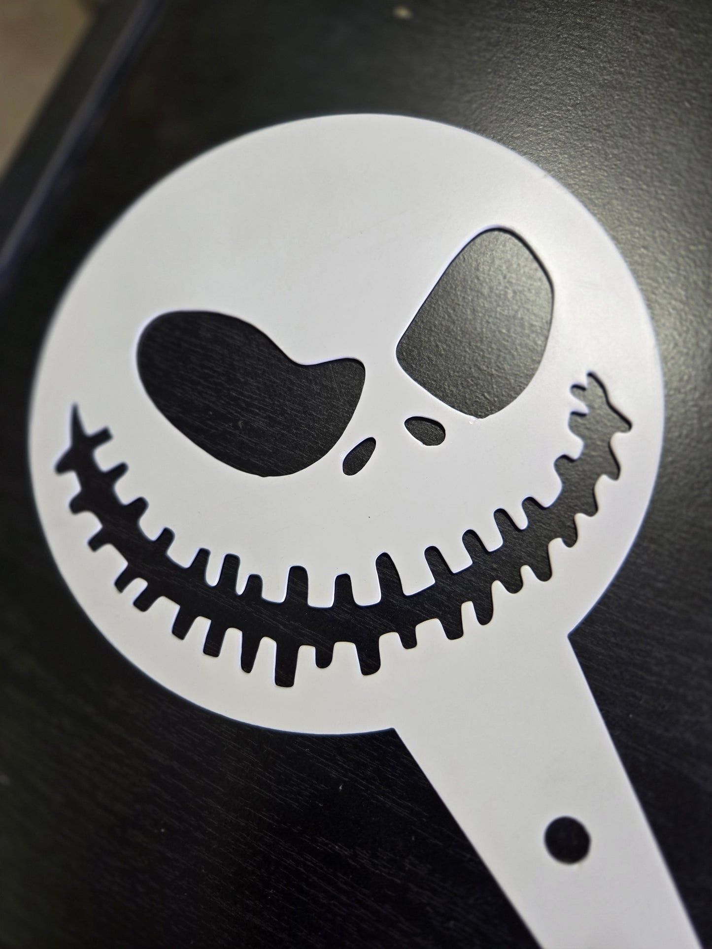 Mischievous Jack Metal Garden Stake – 6" Spooky Yard Decor for Pots, Pathways & Flower Beds