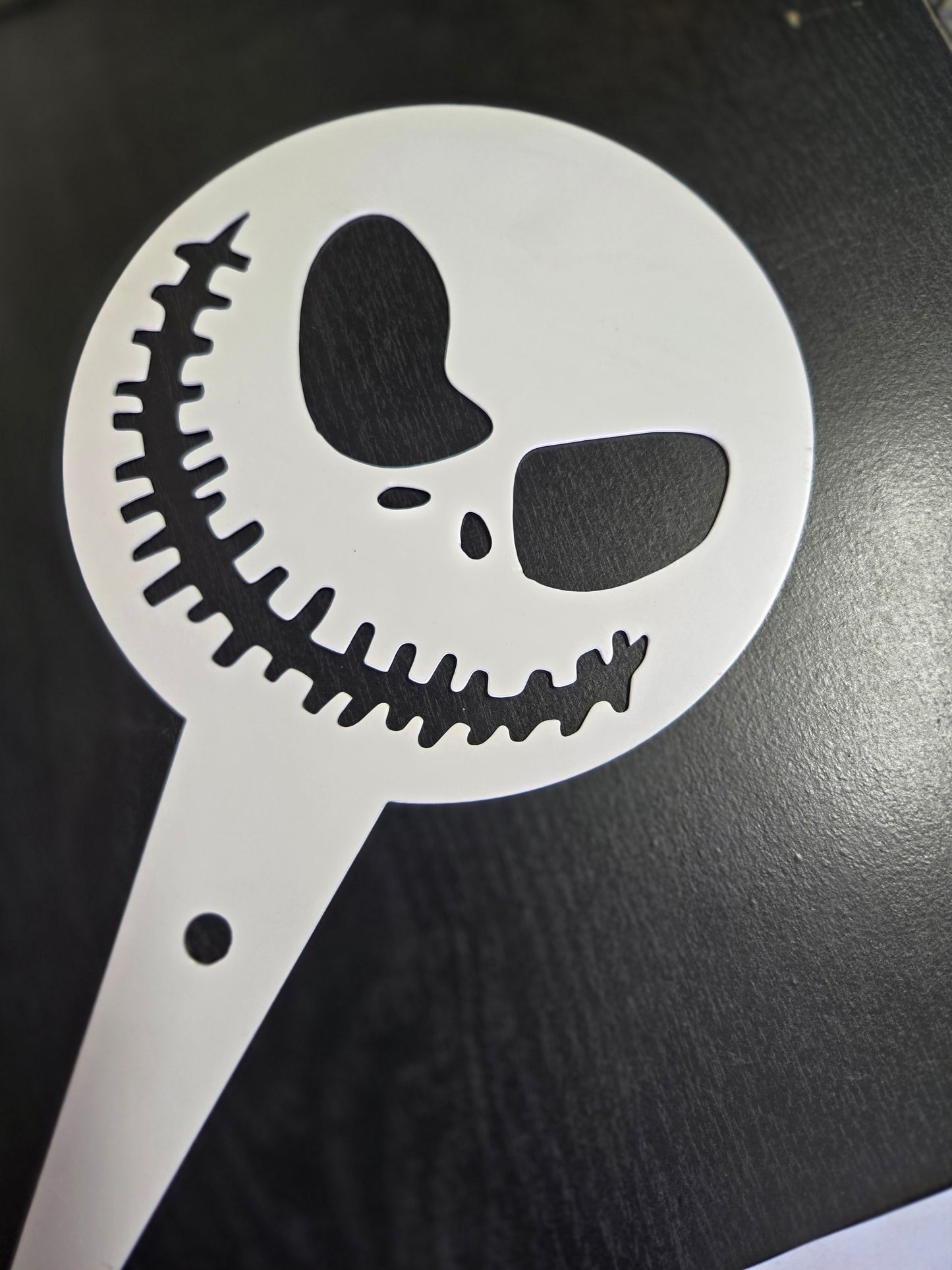 Mischievous Jack Metal Garden Stake – 6" Spooky Yard Decor for Pots, Pathways & Flower Beds