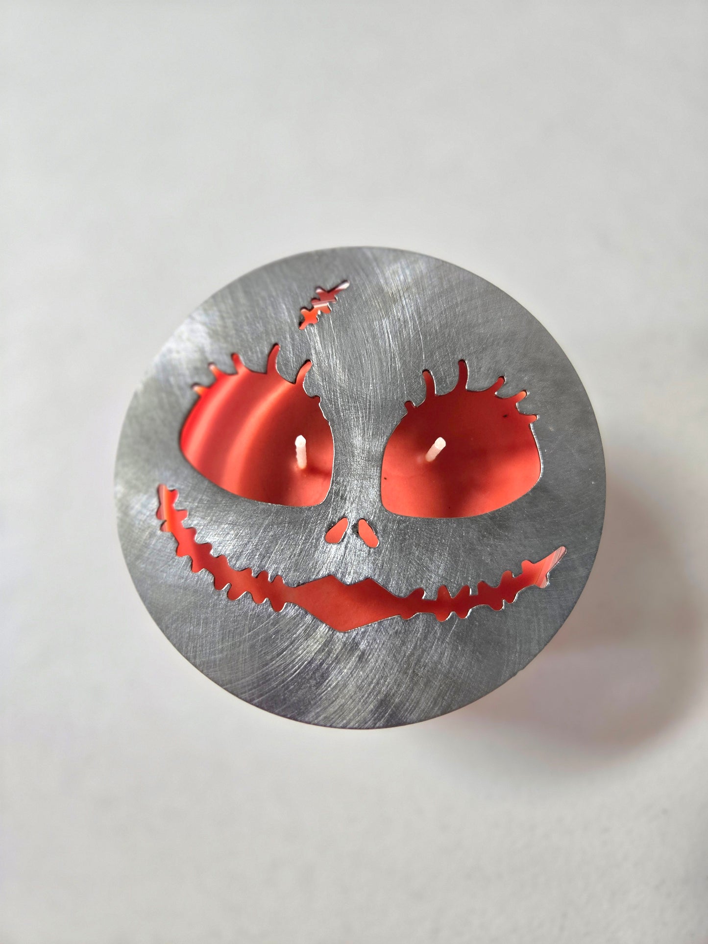Sally-Inspired Candle Topper – Raw Metal or Black Ceramic