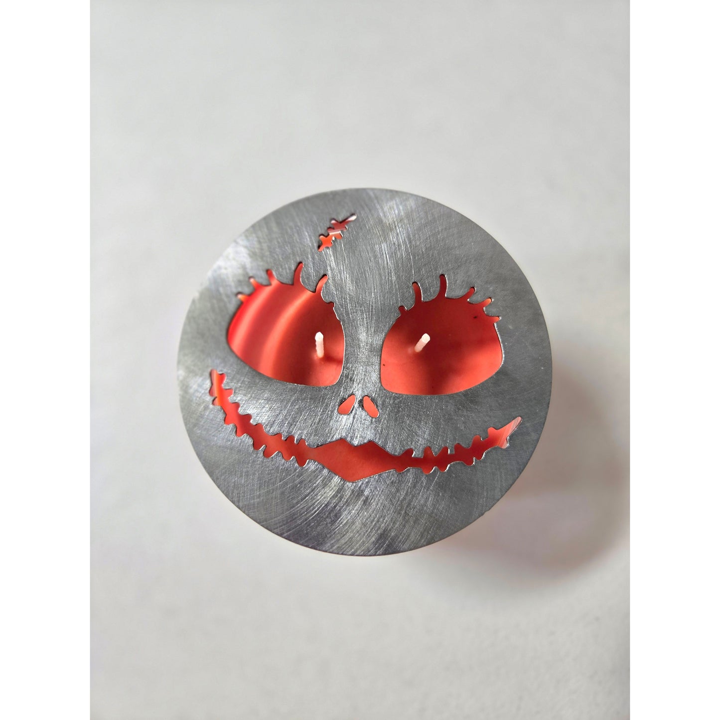 Sally-Inspired Candle Topper – Decorative Metal Jar Candle Lid & Halloween Candle Accessory