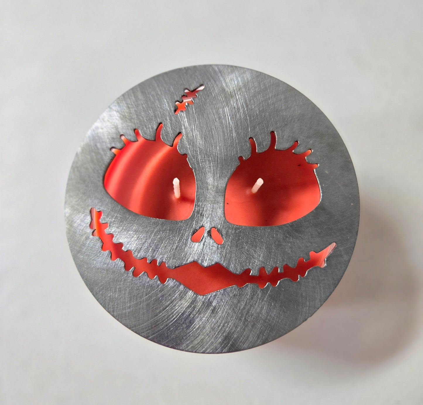 Sally-Inspired Candle Topper – Raw Metal or Black Ceramic