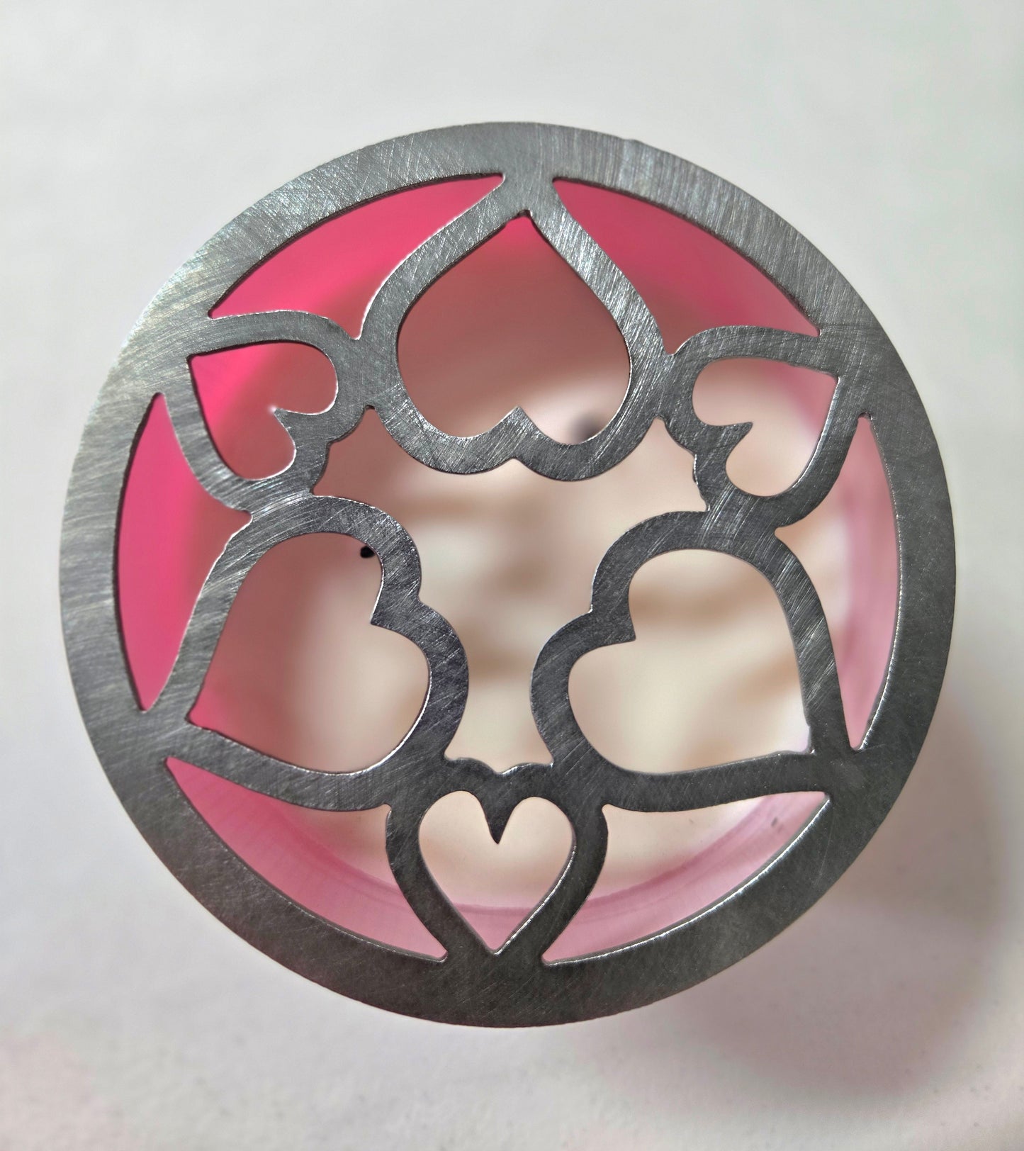 Tangled Hearts Candle Topper – Raw Metal or Black Ceramic
