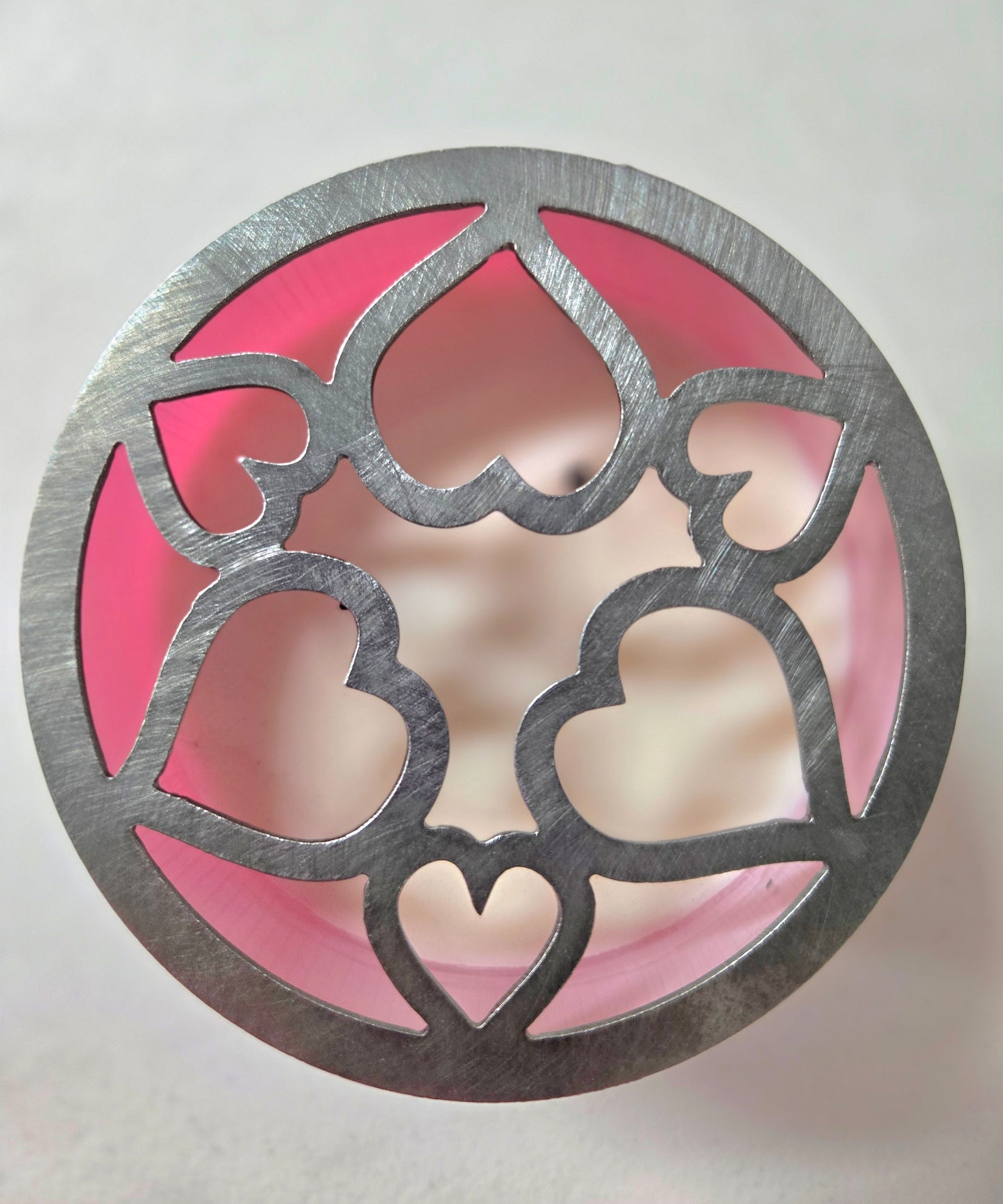 Tangled Hearts Candle Topper – Raw Metal or Black Ceramic