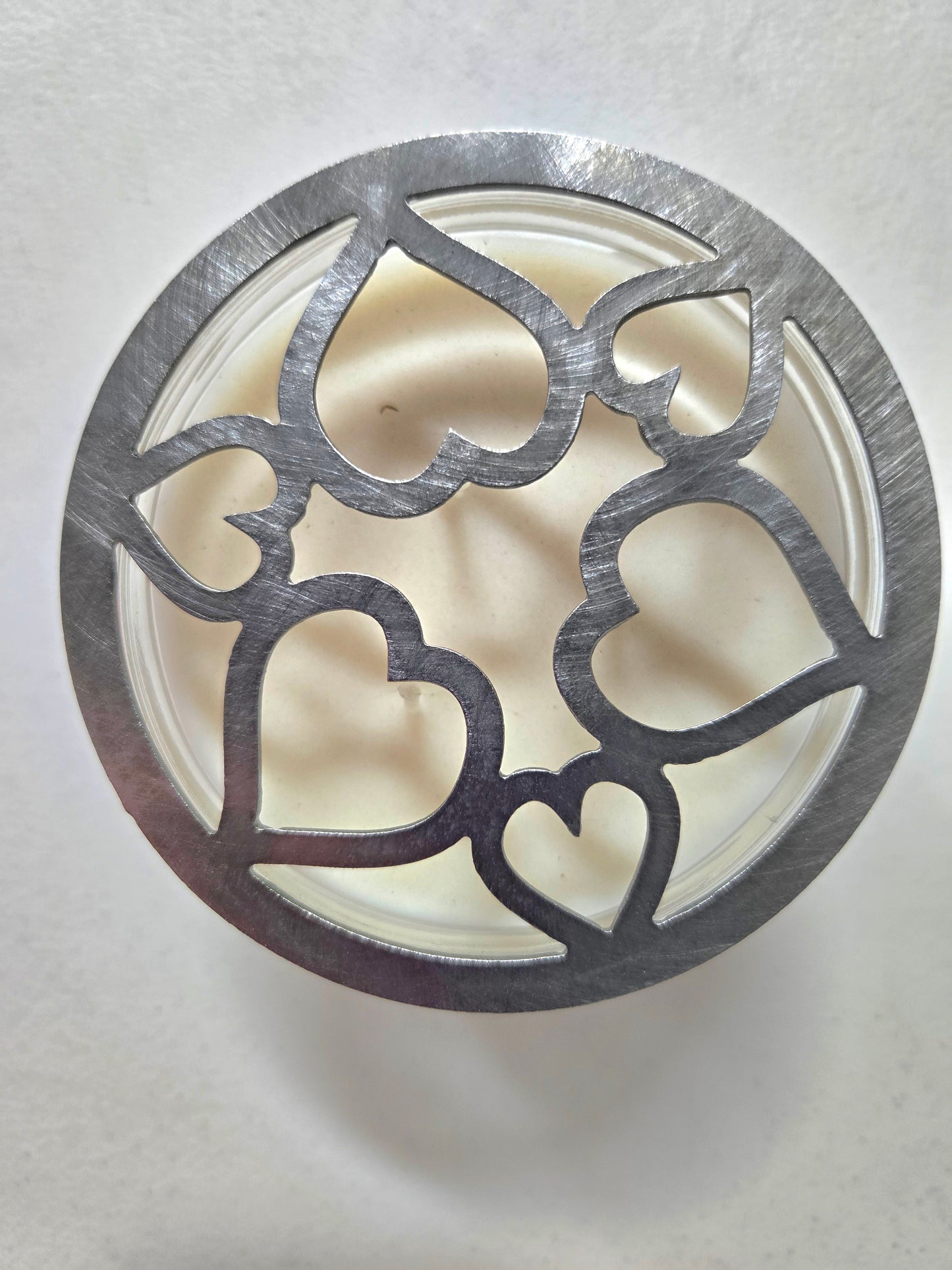 Tangled Hearts Candle Topper – Raw Metal or Black Ceramic