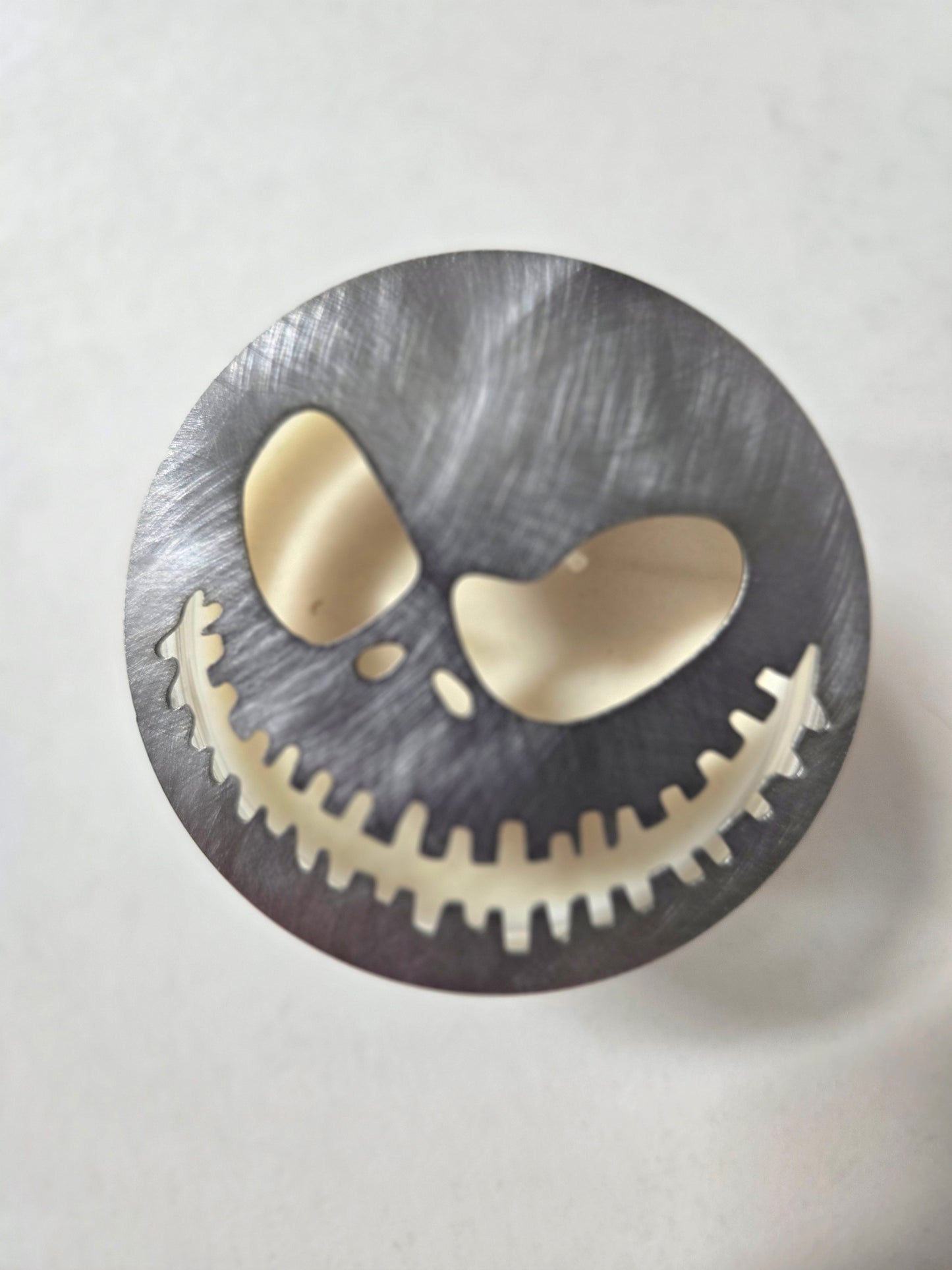 Mischievous Jack-Inspired Candle Topper – Raw Metal or Ceramic