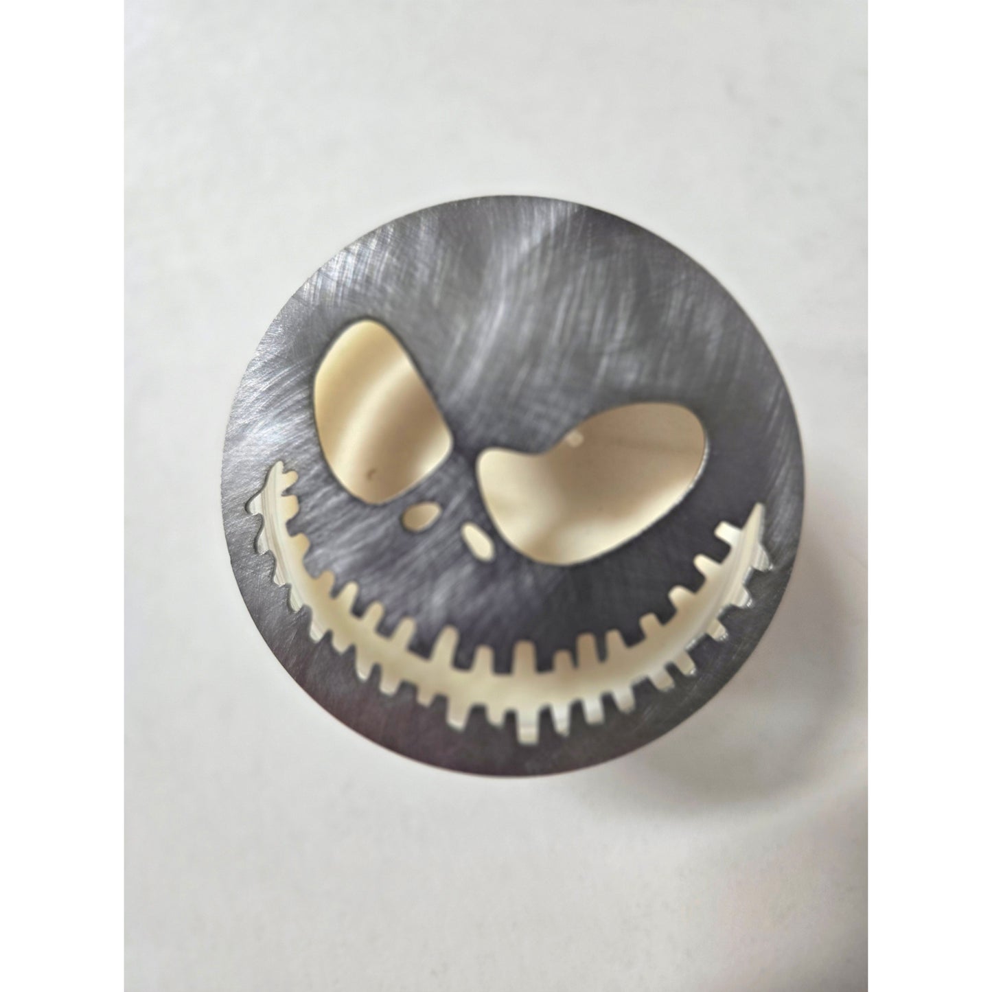 Mischievous Jack-Inspired Candle Topper – Raw Metal or Ceramic