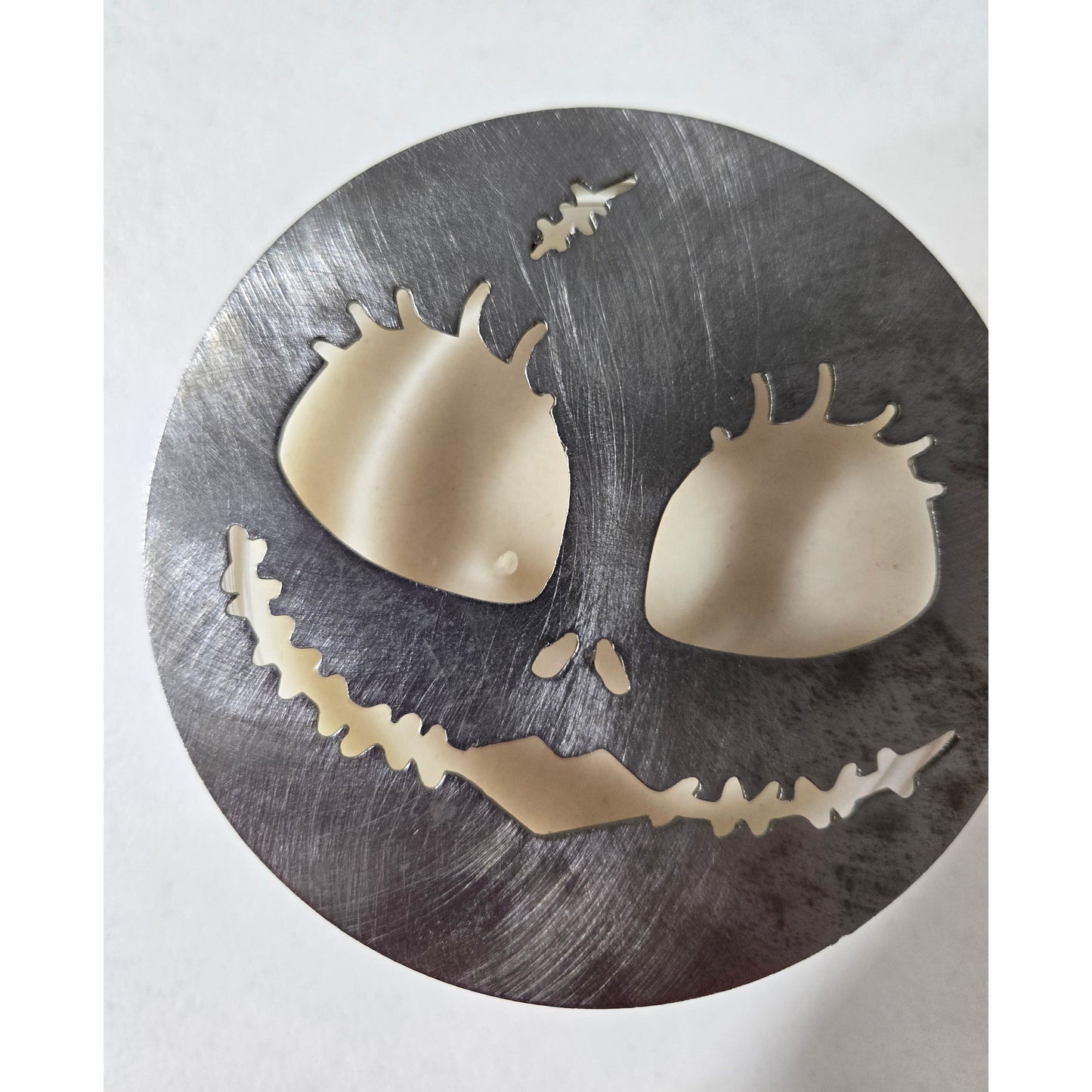 Sally-Inspired Candle Topper – Decorative Metal Jar Candle Lid & Halloween Candle Accessory
