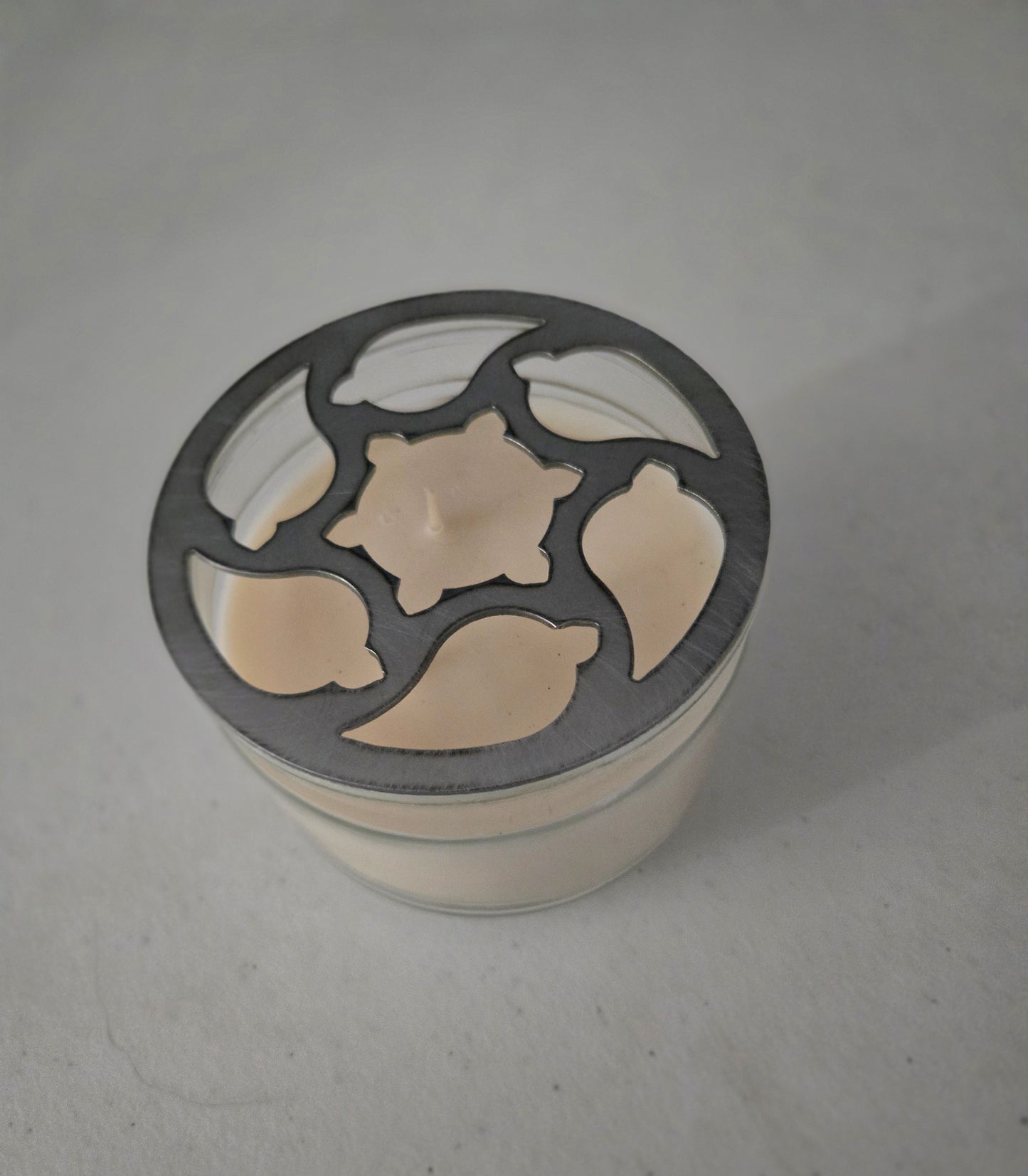 Coastal Canopy Candle Topper | Nautical Ocean Jar Candle Shade for Even Burn