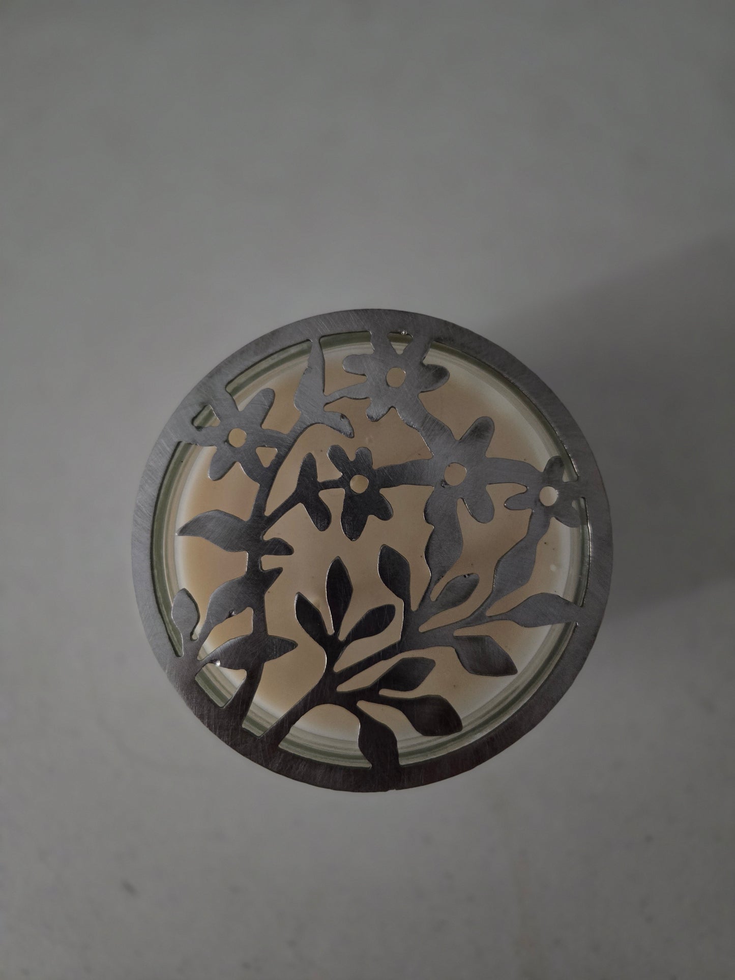 Flower Garden Candle Topper – Vibrant Floral Candle Decoration