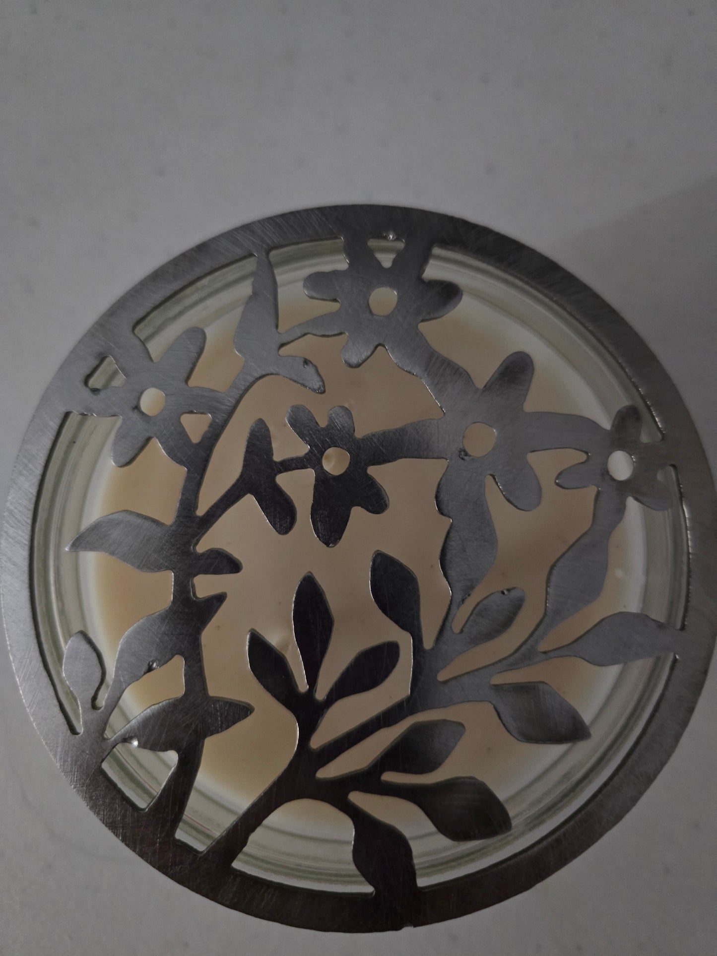 Flower Garden Candle Topper – Vibrant Floral Candle Decoration