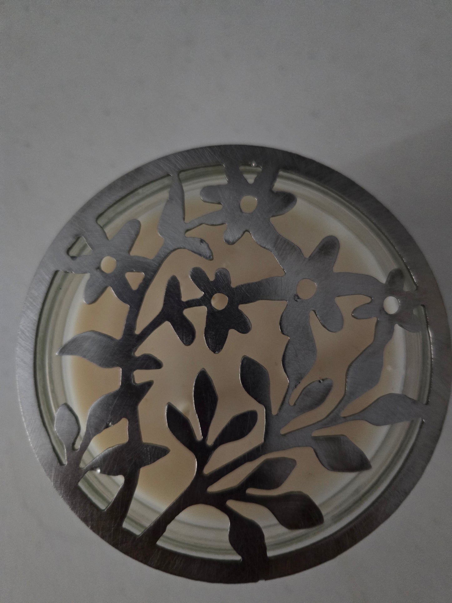 Flower Garden Candle Topper – Vibrant Floral Candle Decoration