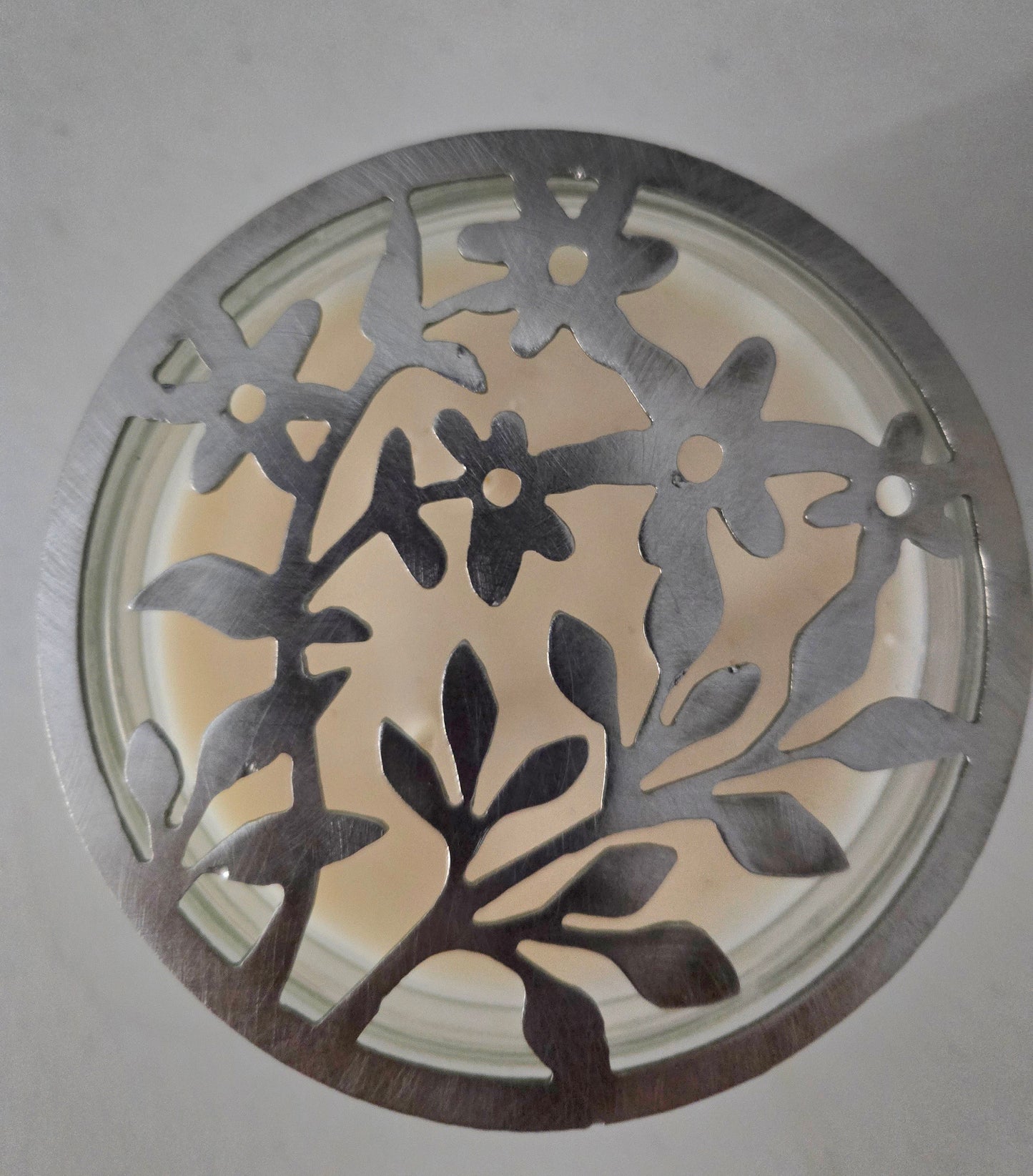 Flower Garden Candle Topper – Vibrant Floral Candle Decoration