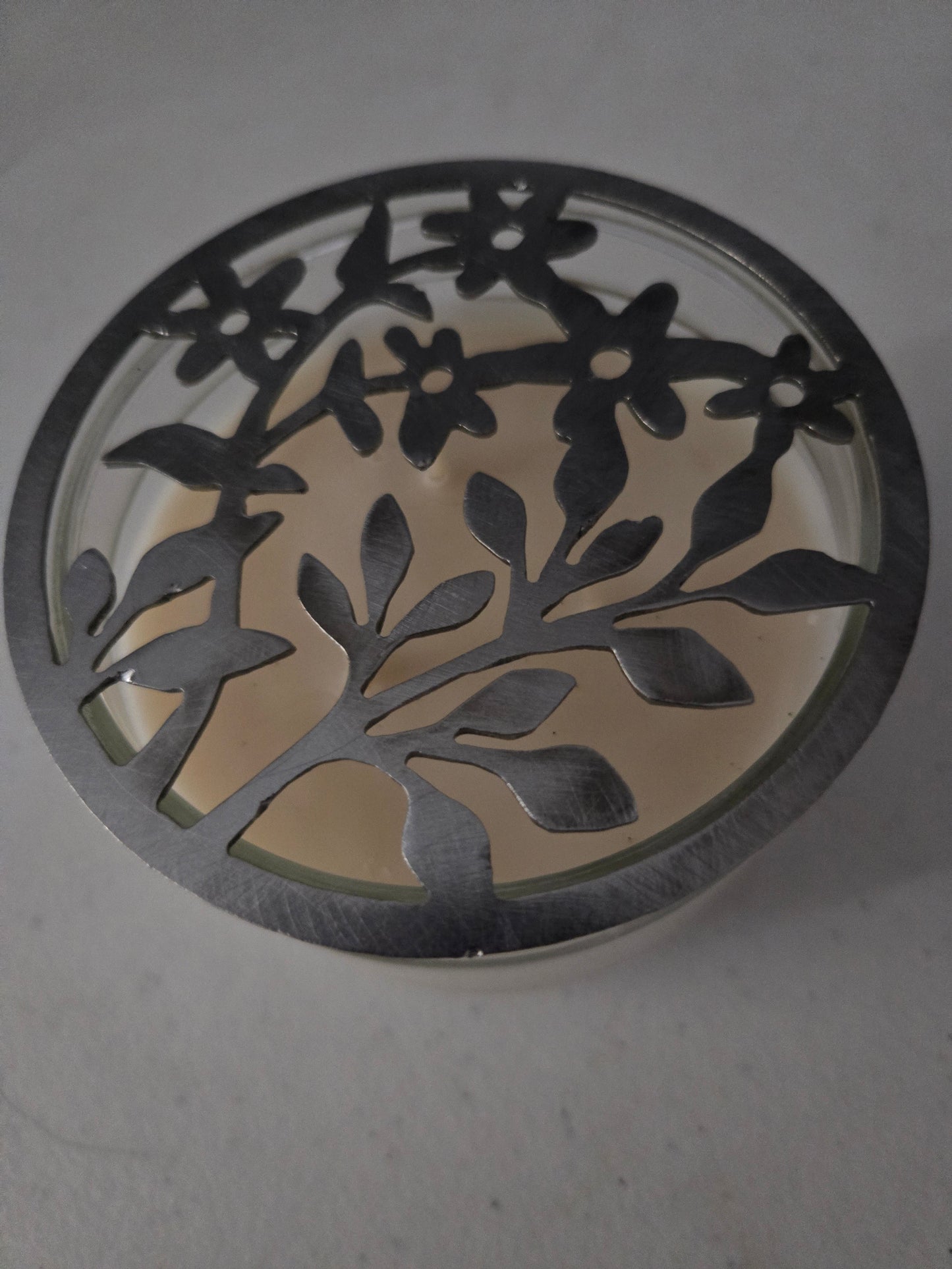 Flower Garden Candle Topper – Vibrant Floral Candle Decoration