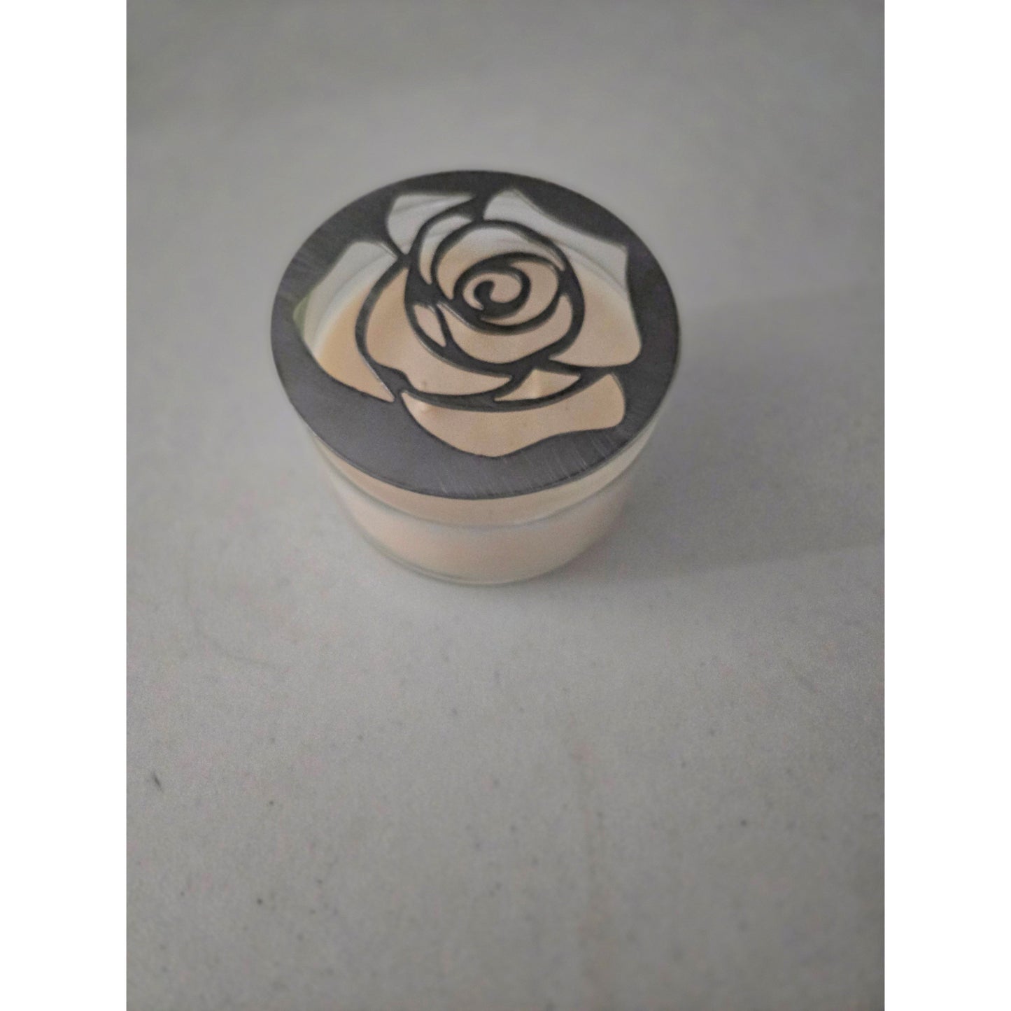 Elegant Rose Candle Topper – Unique Wedding & Home Decor