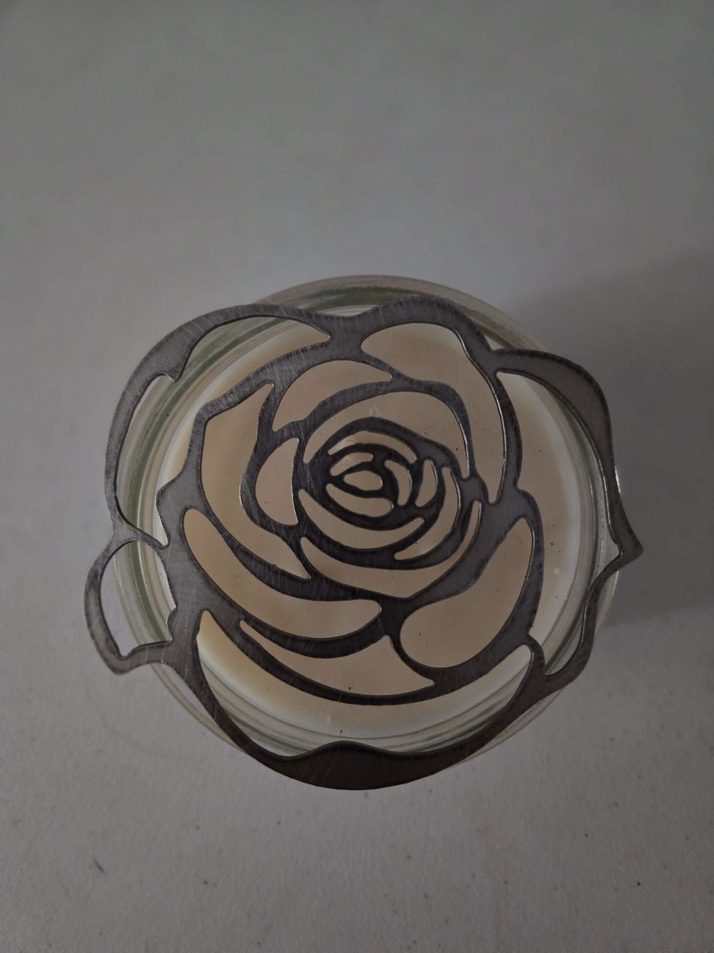 Rose Flower Candle Topper – Beautiful Floral Candle Decoration