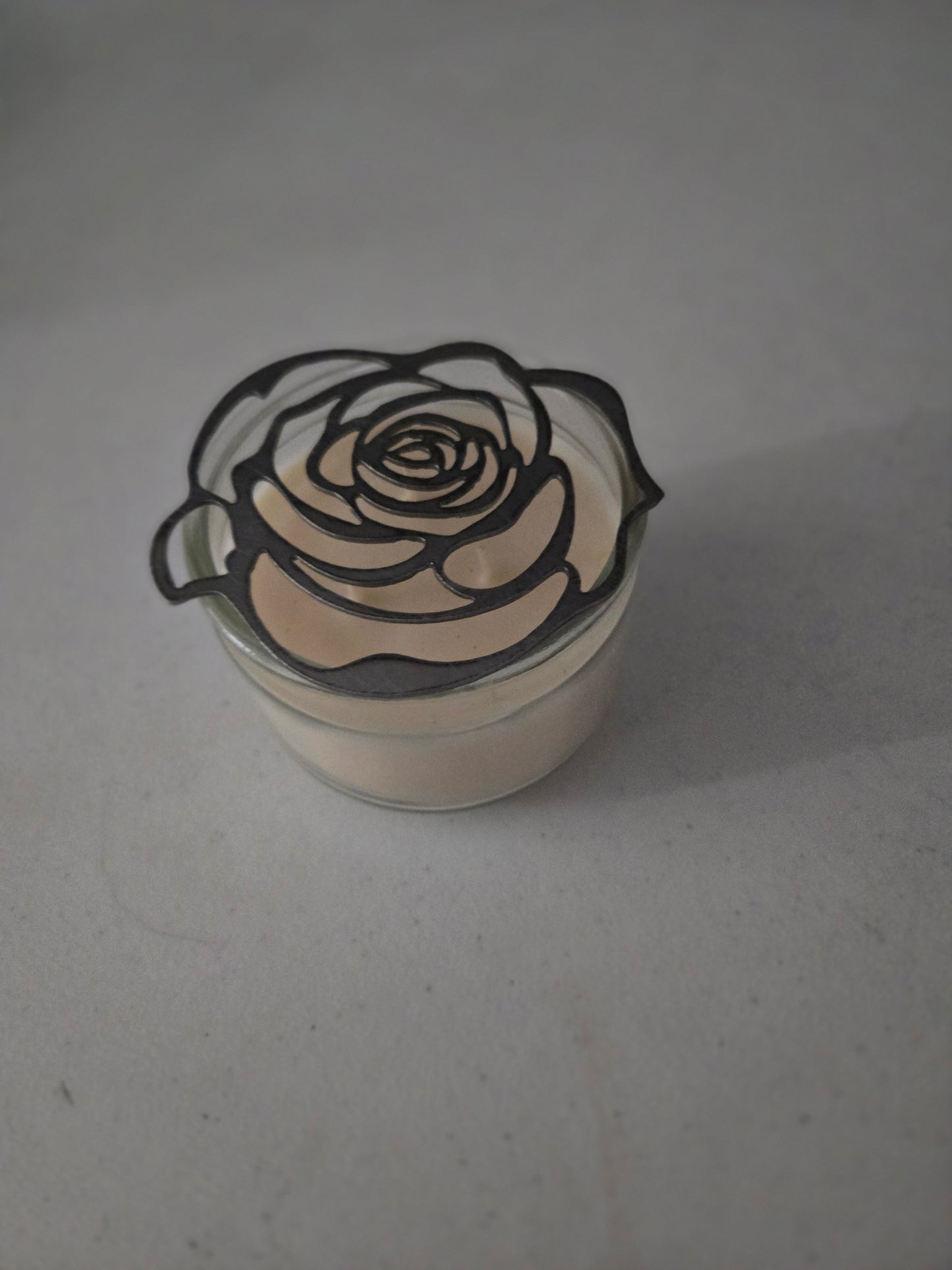 Rose Flower Candle Topper – Beautiful Floral Candle Decoration