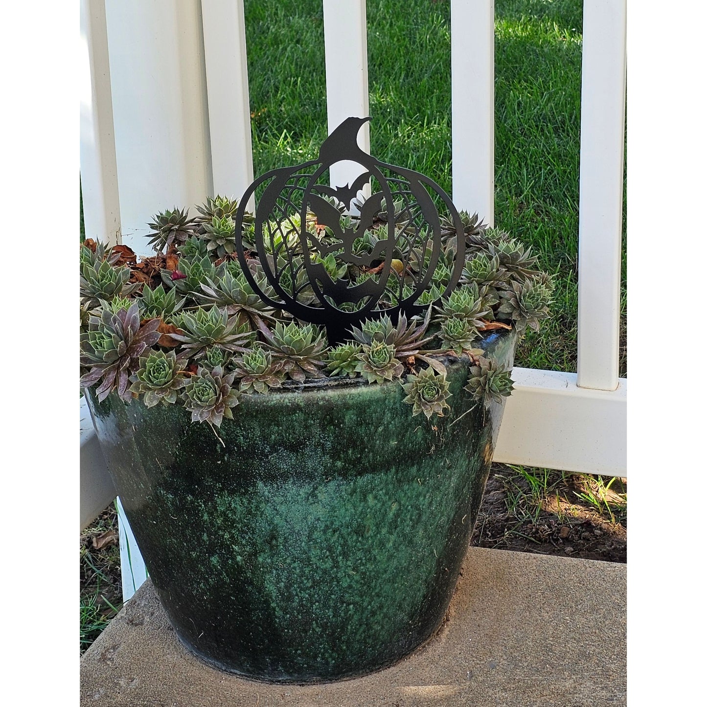 Halloween Pumpkin Bat Garden Stake – Spook Yard Decoration