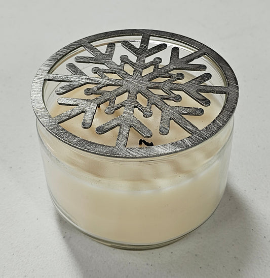 Artic Crystal Snowflake Candle Topper – Prevents Candle Tunnelling, Even Burn Candle Accessory