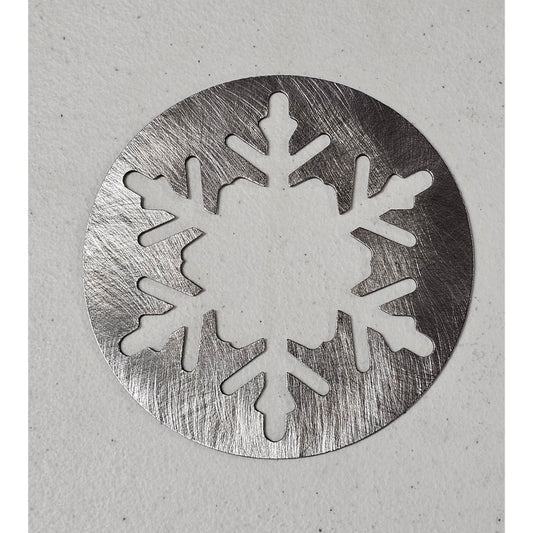 Polar Snowflake Candle Topper -Decorative Holiday Candle Accessory