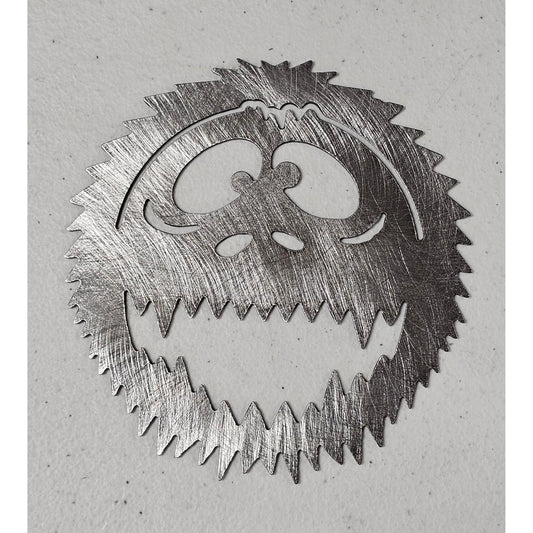 Abominable Snowman Candle Topper - Yeti Metal Candle Decor