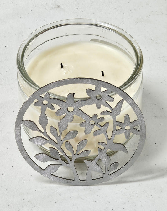 Wildflower Garden Candle Topper – Vibrant Floral Candle Decoration