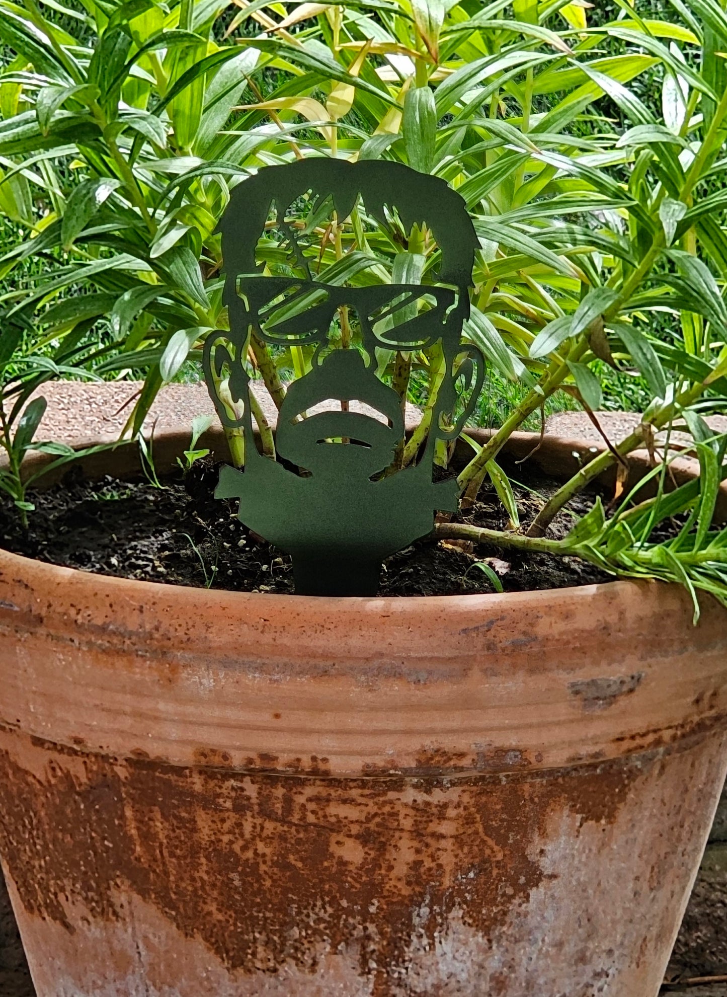 Frankenstein Garden Stake – Halloween Yard Decor for Flower Beds or Planters