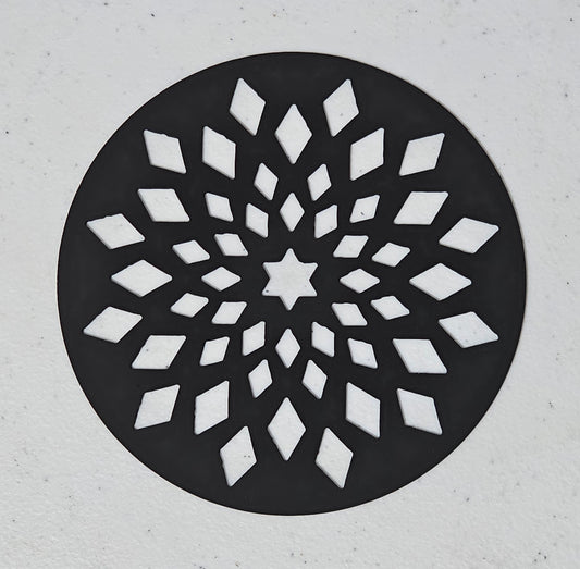 Starburst Candle Topper – Metal Jar Candle Lid Cover, Decorative Candle Accessory