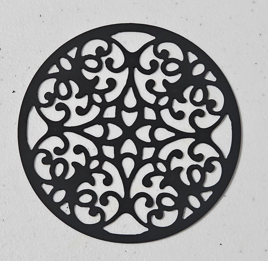 Baroque Bloom candle topper on jar candle