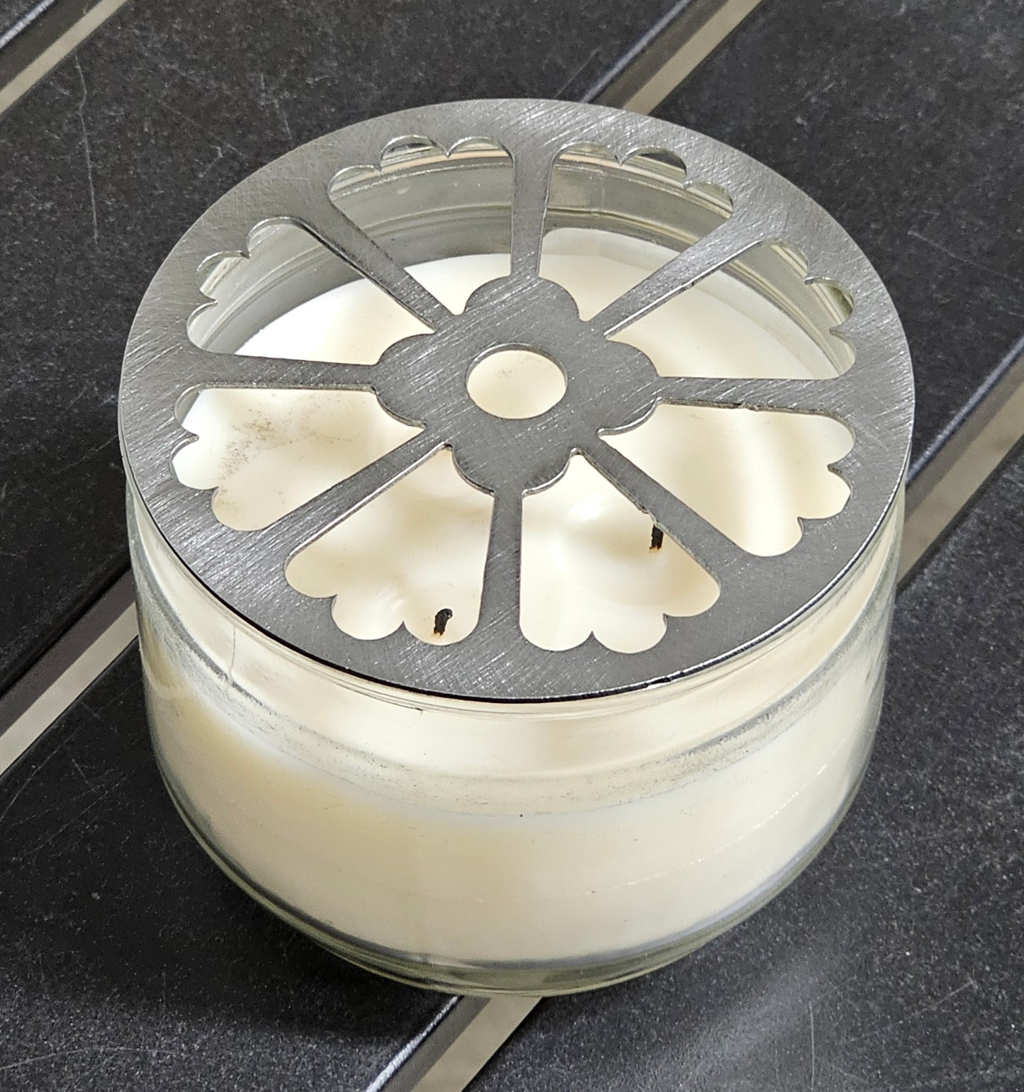 Jasmine Blossom Candle Topper | Helps Reduce Tunneling