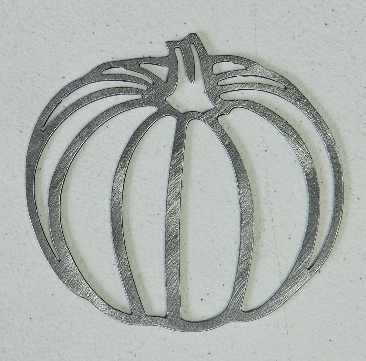 Classic Pumpkin Metal Candle Topper
