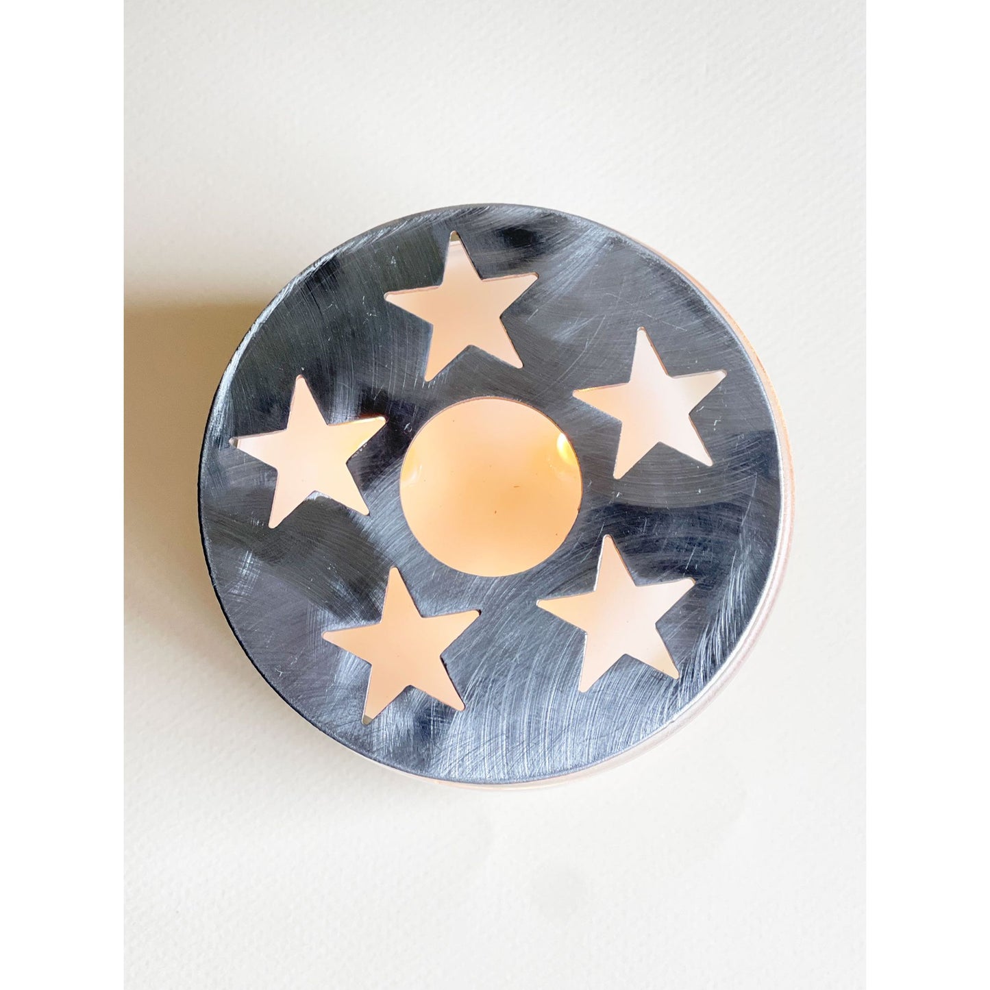 5-Star Metal Candle Topper – Decorative Lid for Jar Candles | Improves Burn & Scent Throw