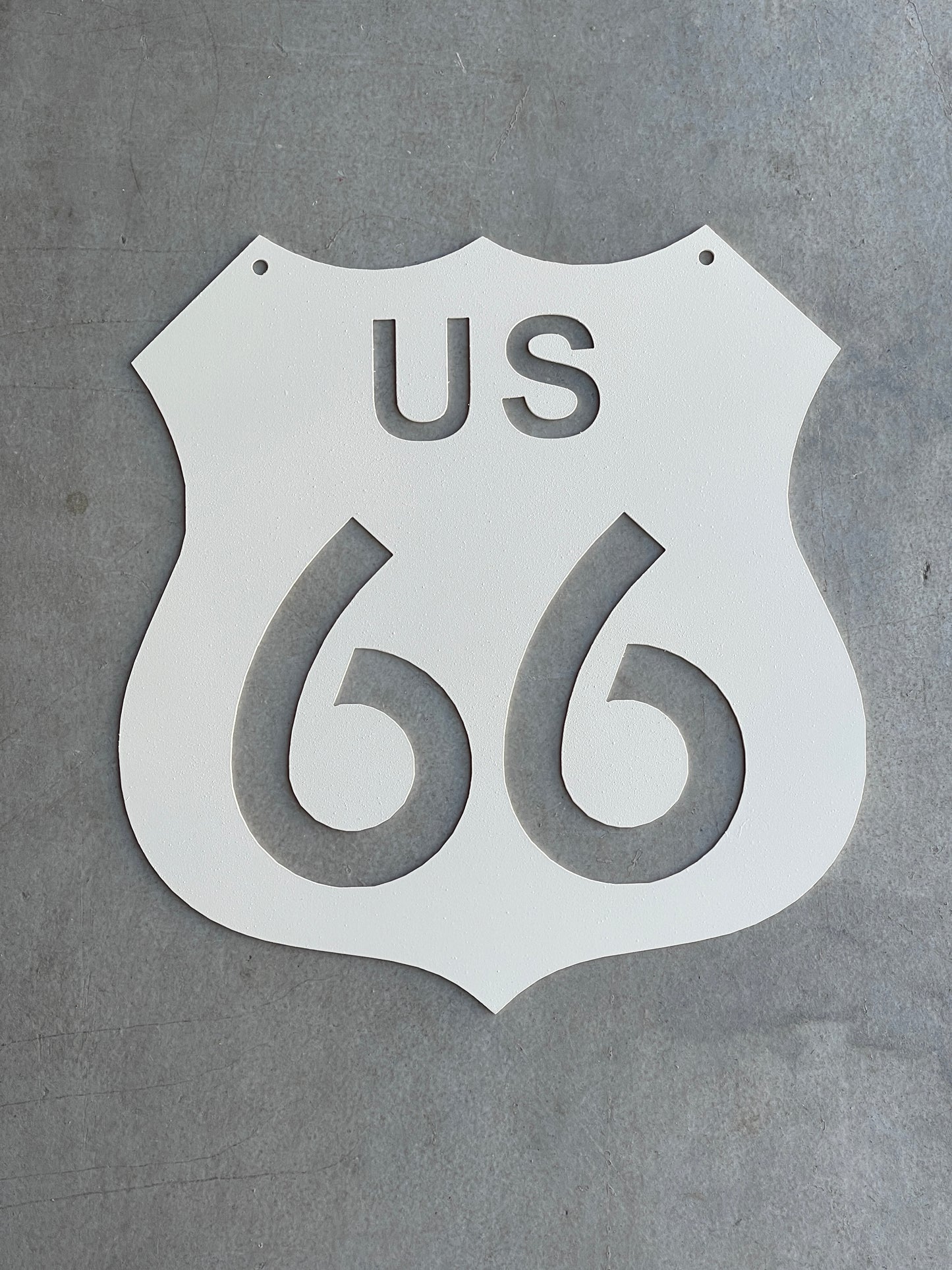 US 66 Sign - 12" tall