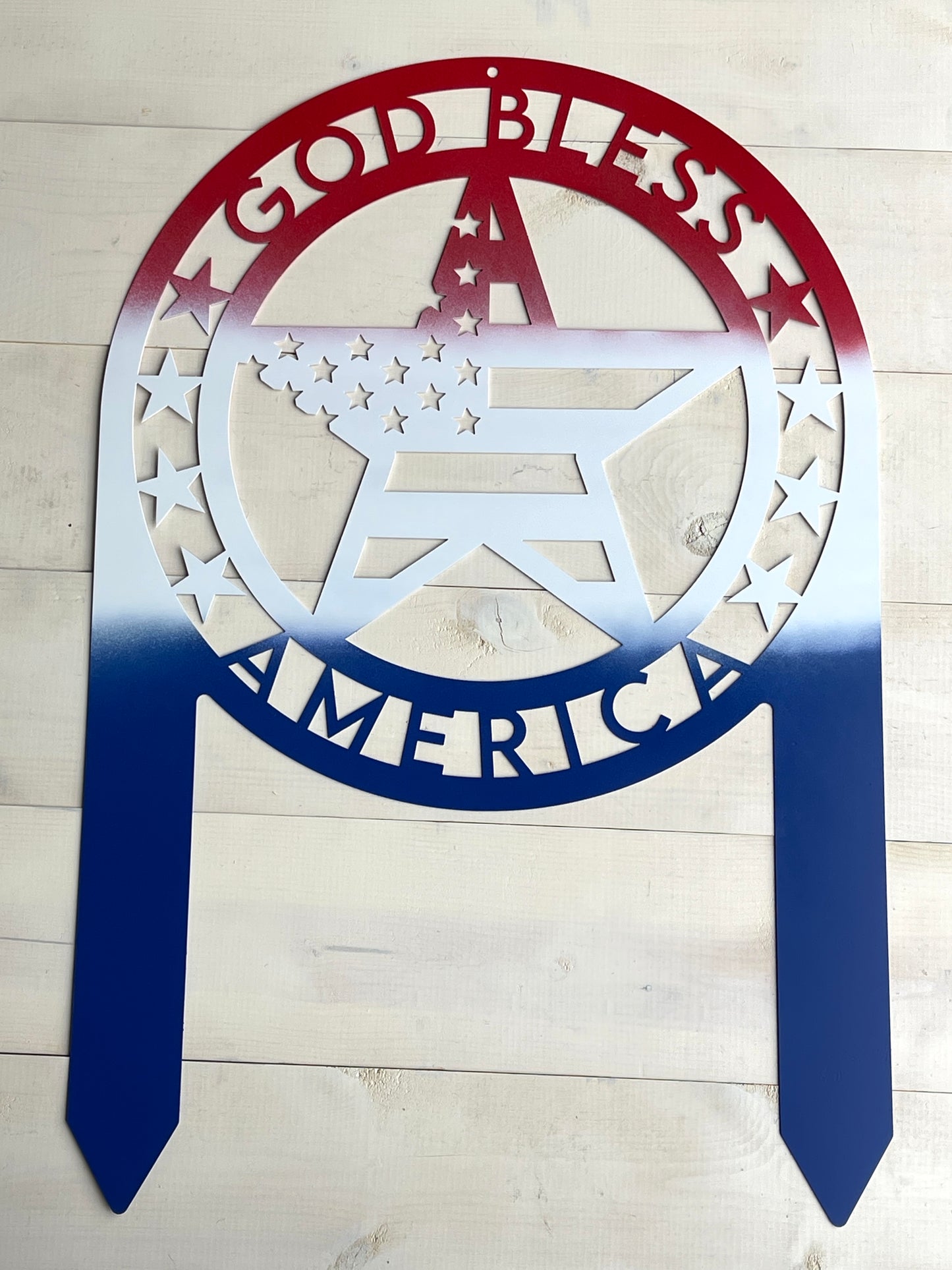 God Bless America Lawn Sign