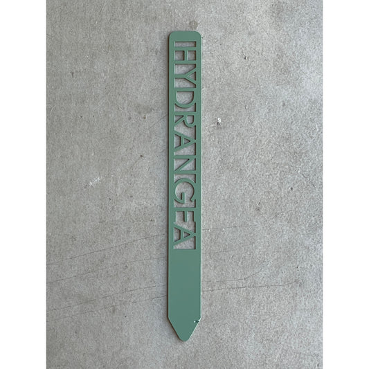 Green Metal Flower Stakes – Garden Yard Art – Rustic Outdoor Decor