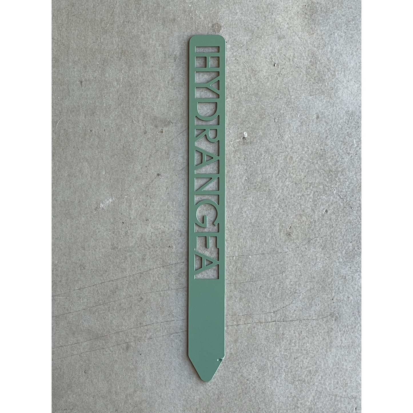 Green Metal Flower Stakes – Garden Yard Art – Rustic Outdoor Decor