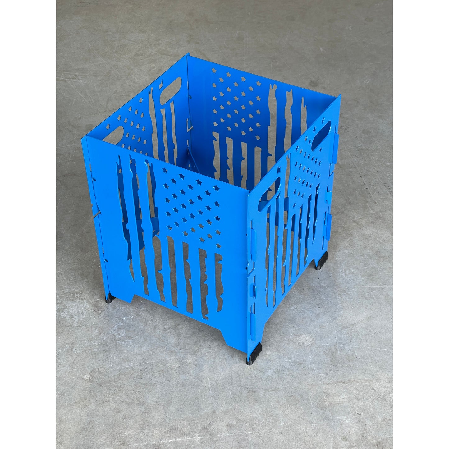 Collapsible Metal Plant Stand 9"X 9" X 12"– Foldable Indoor/Outdoor Display in Multiple Designs & Colors & Customizable Pot Depths