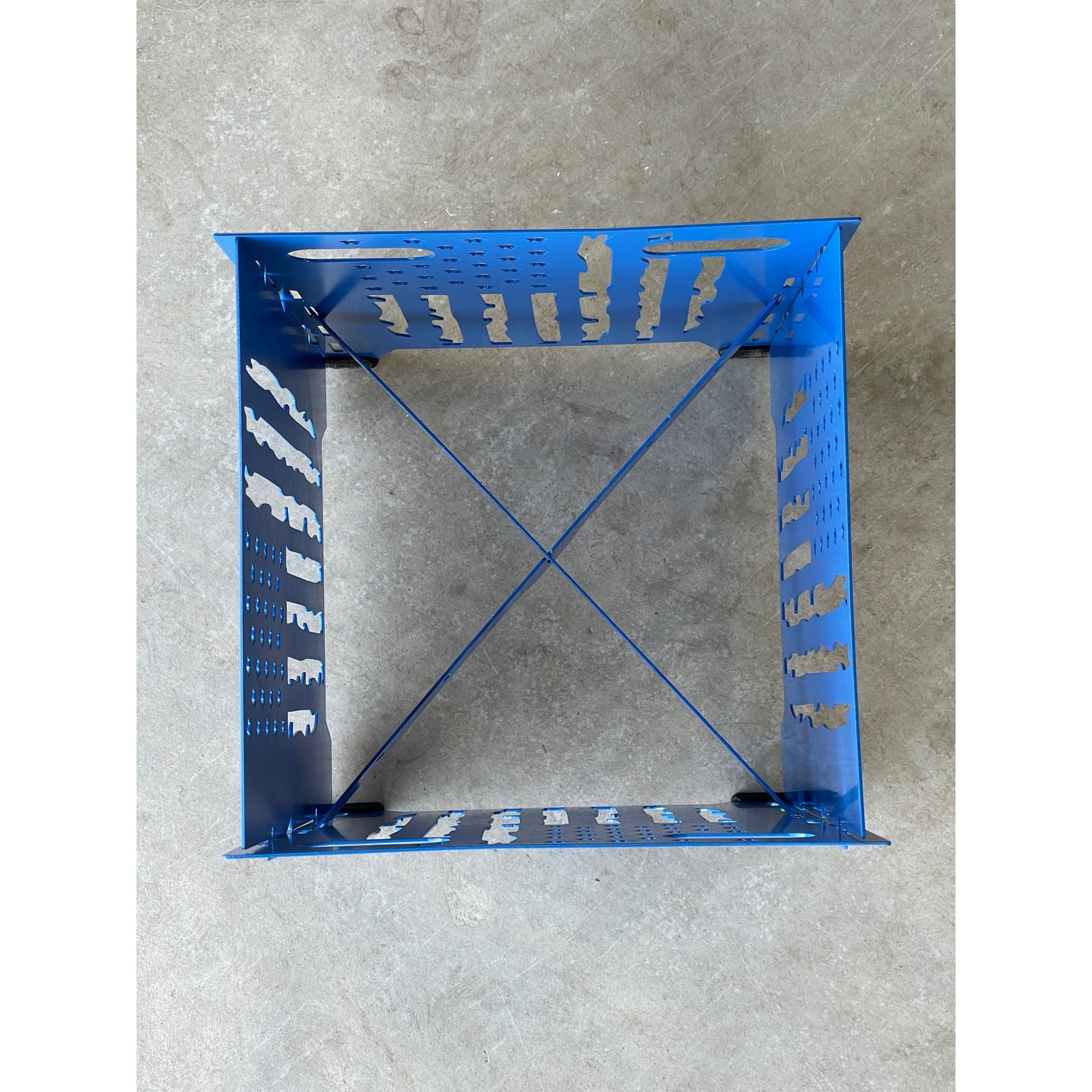 Collapsible Metal Plant Stand 9"X 9" X 12"– Foldable Indoor/Outdoor Display in Multiple Designs & Colors & Customizable Pot Depths