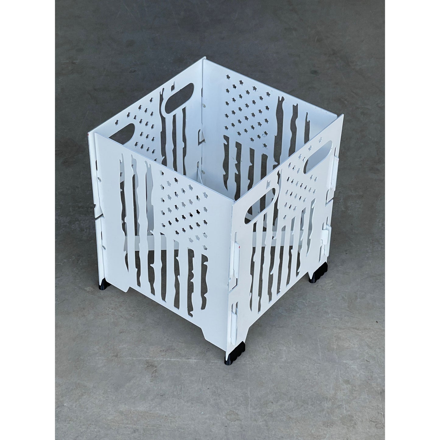 Metal Plant Stand Indoor Outdoor | Collapsible Adjustable Height 9x9x10 | Foldable Plant Holder